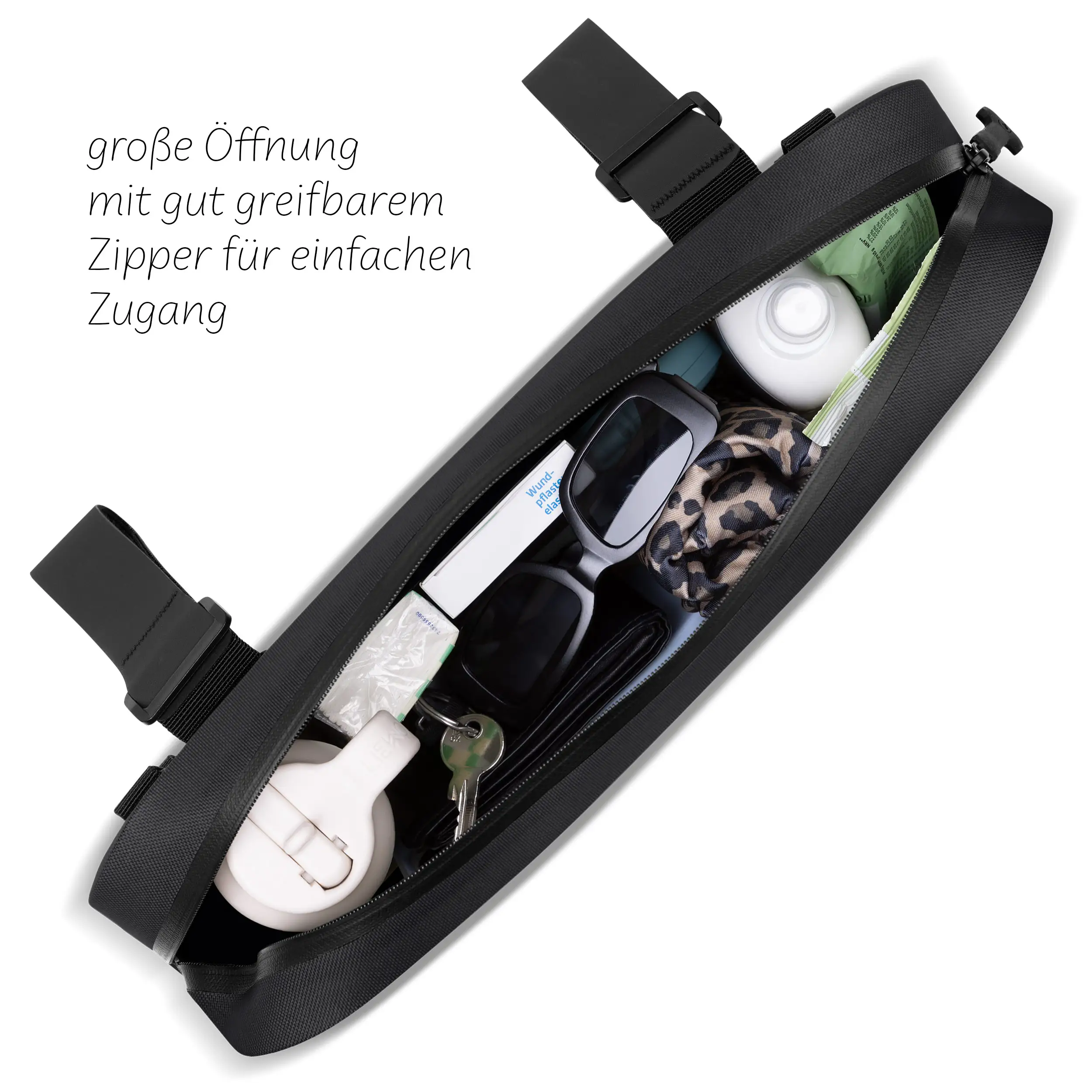 Bolsa de sillín Ginebra 4,5L para cochecitos, bicicletas y uso diario - Ink