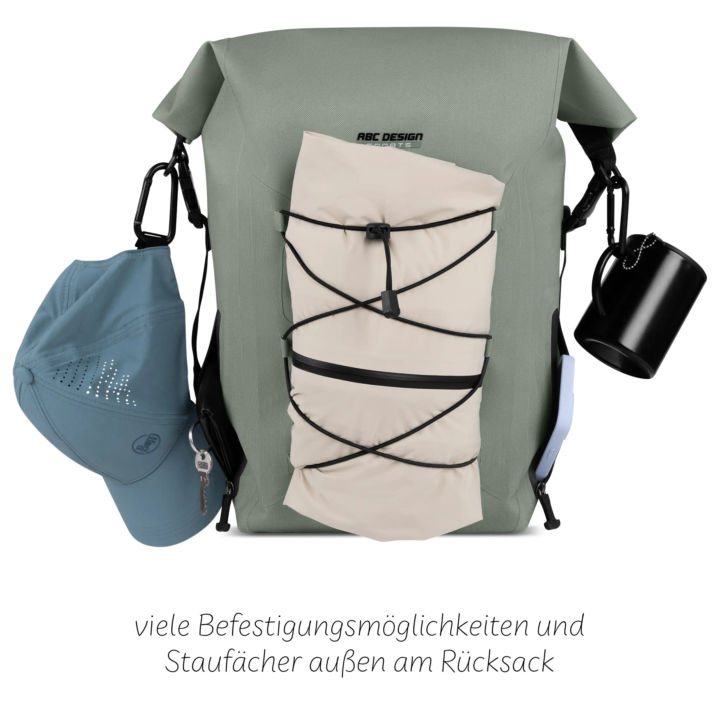 Mochila outdoor premium Lausanne 20L para ciudad y naturaleza - Pine