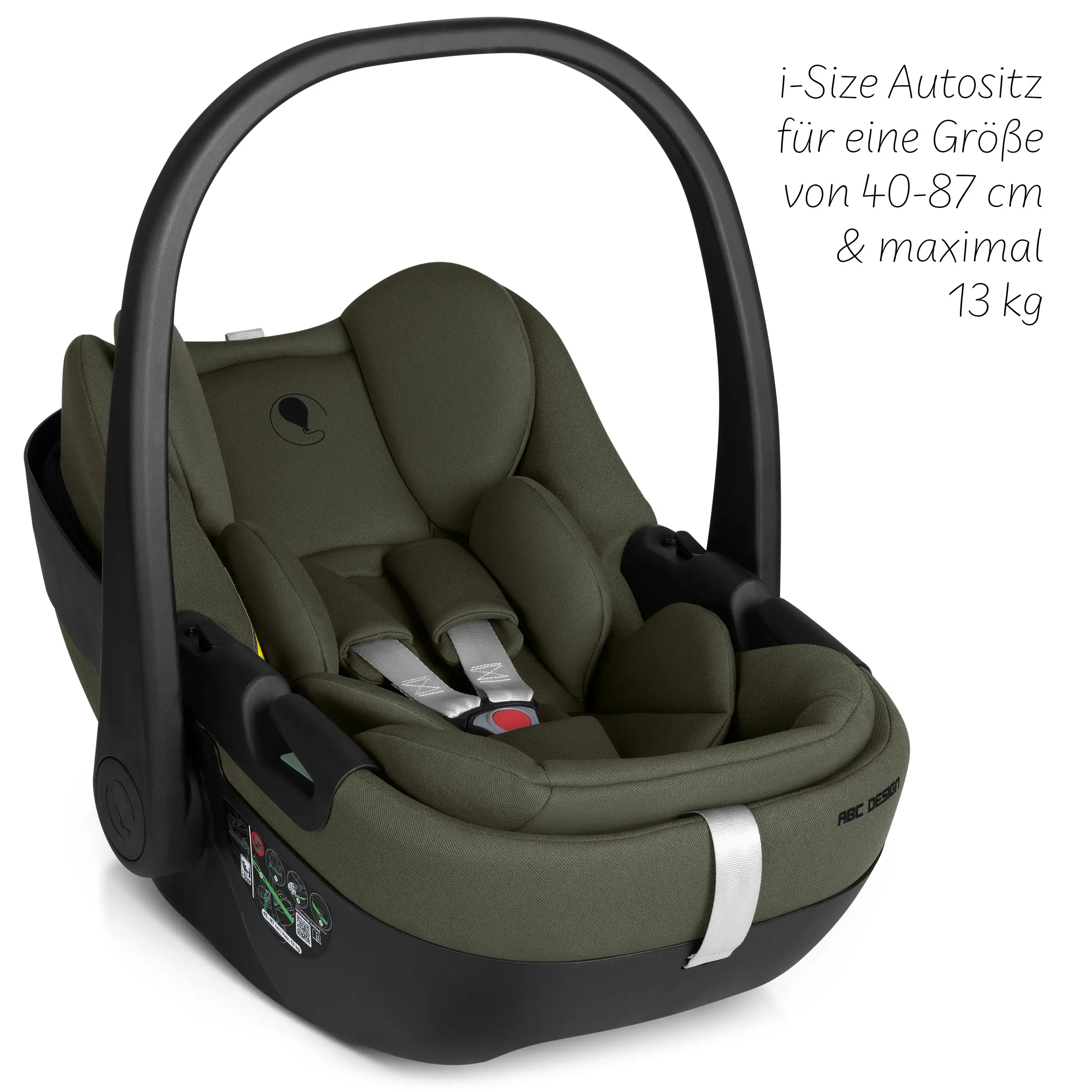 Silla de auto reclinable Calla i-Size - Olive