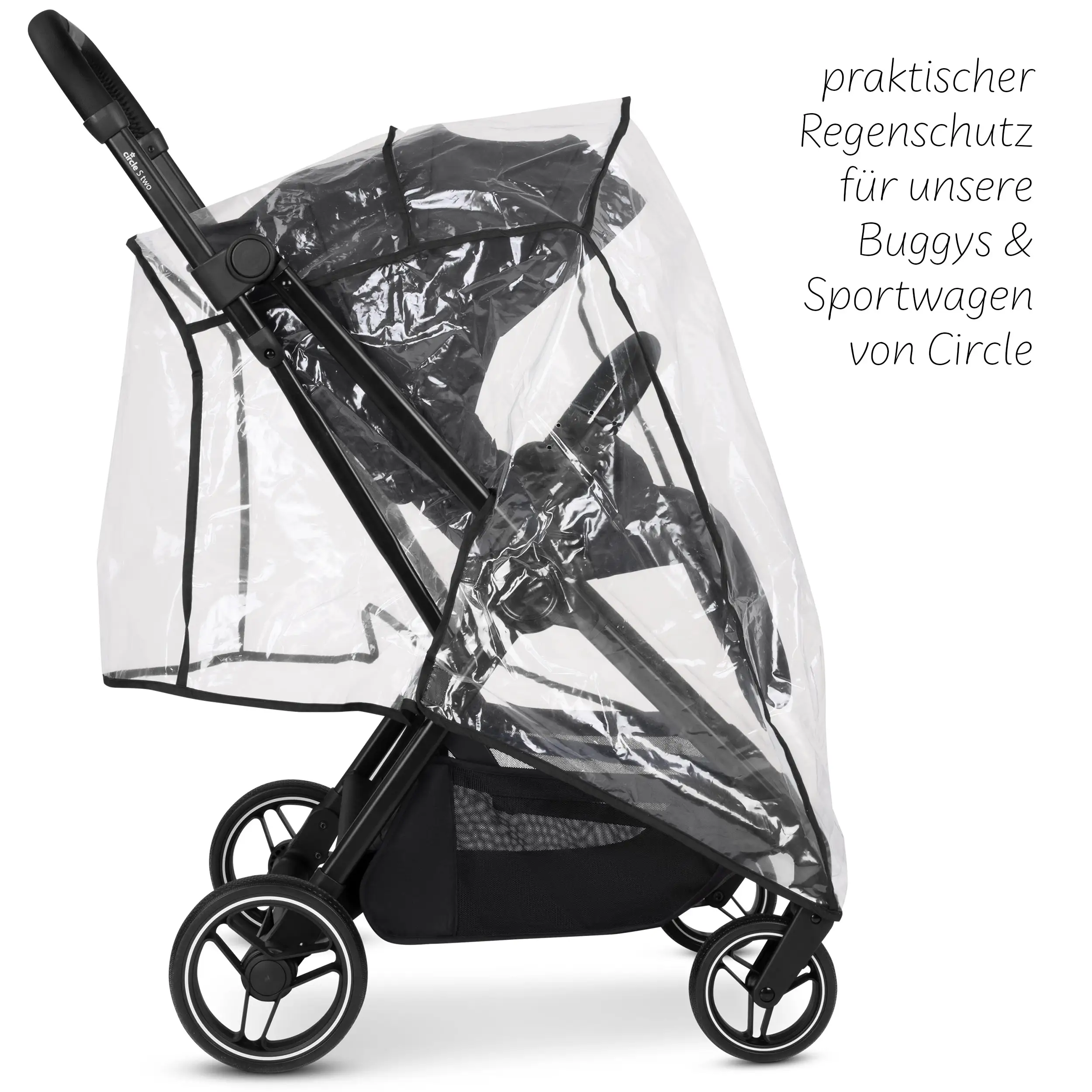 Set de accesorios para silla de paseo - Funda para lluvia y mosquitera