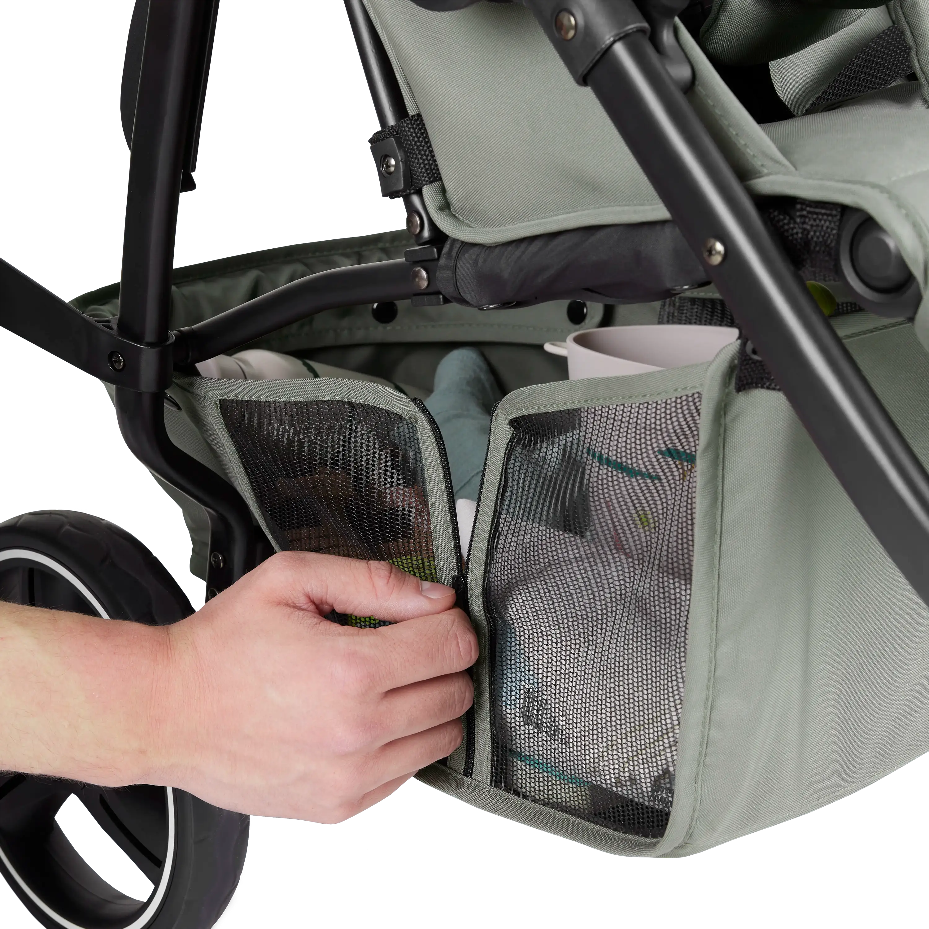 Doblemente práctico: dos cestas de la compra