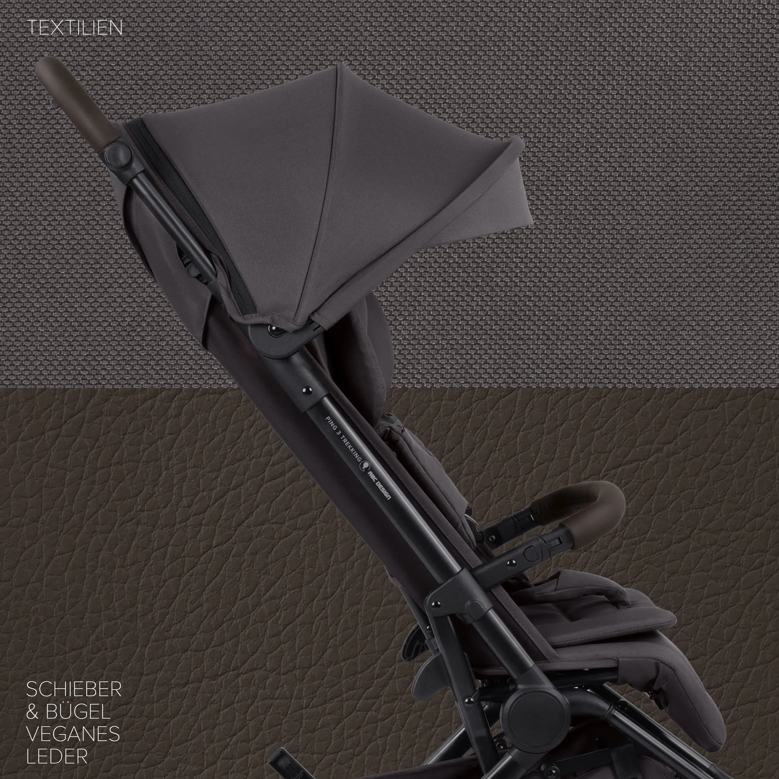 Silla de paseo Ping 3 Trekking - Coal