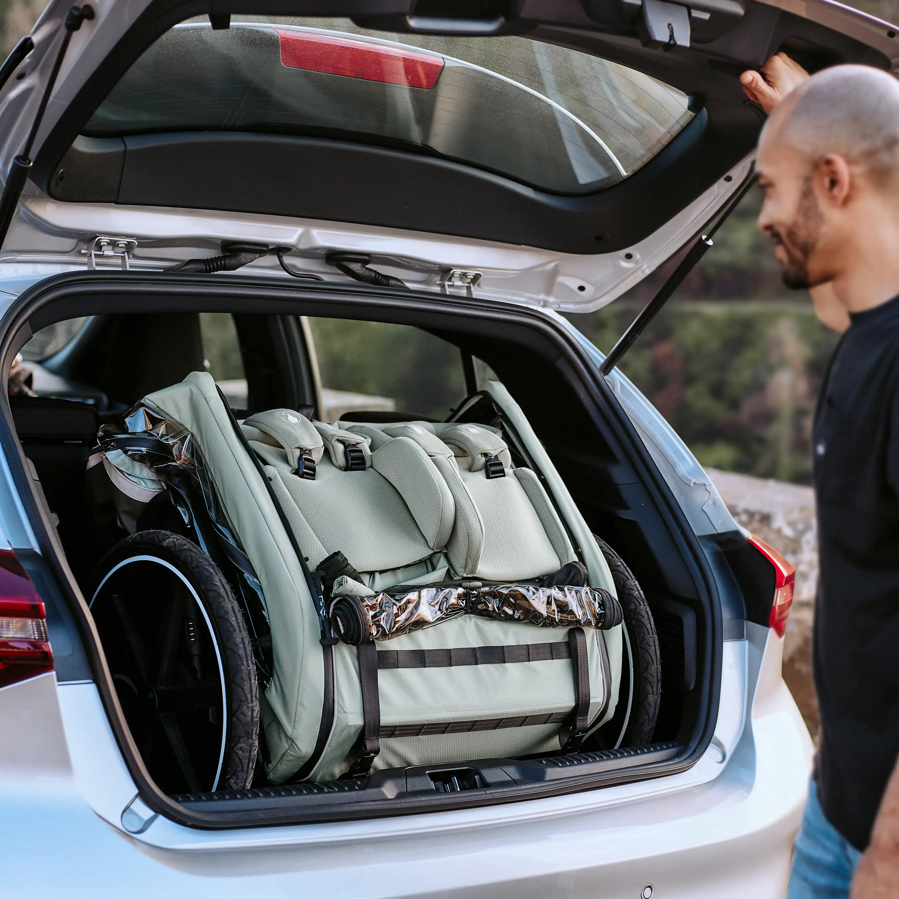 ¡Tamaño plegado compacto!