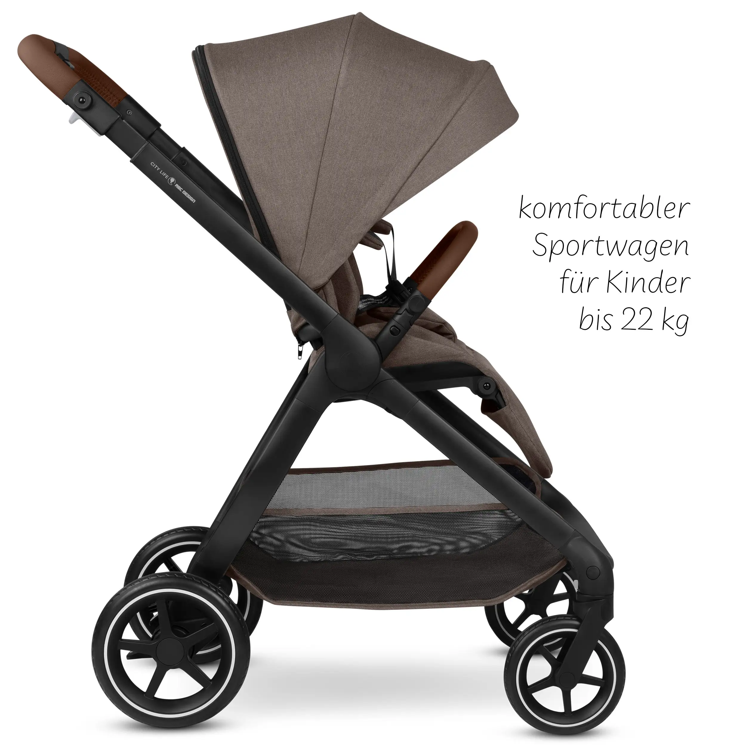 Set de cochecito 3en1 City Life con silla de auto Maxi-Cosi Pebble 360 Pro 2 - Nature