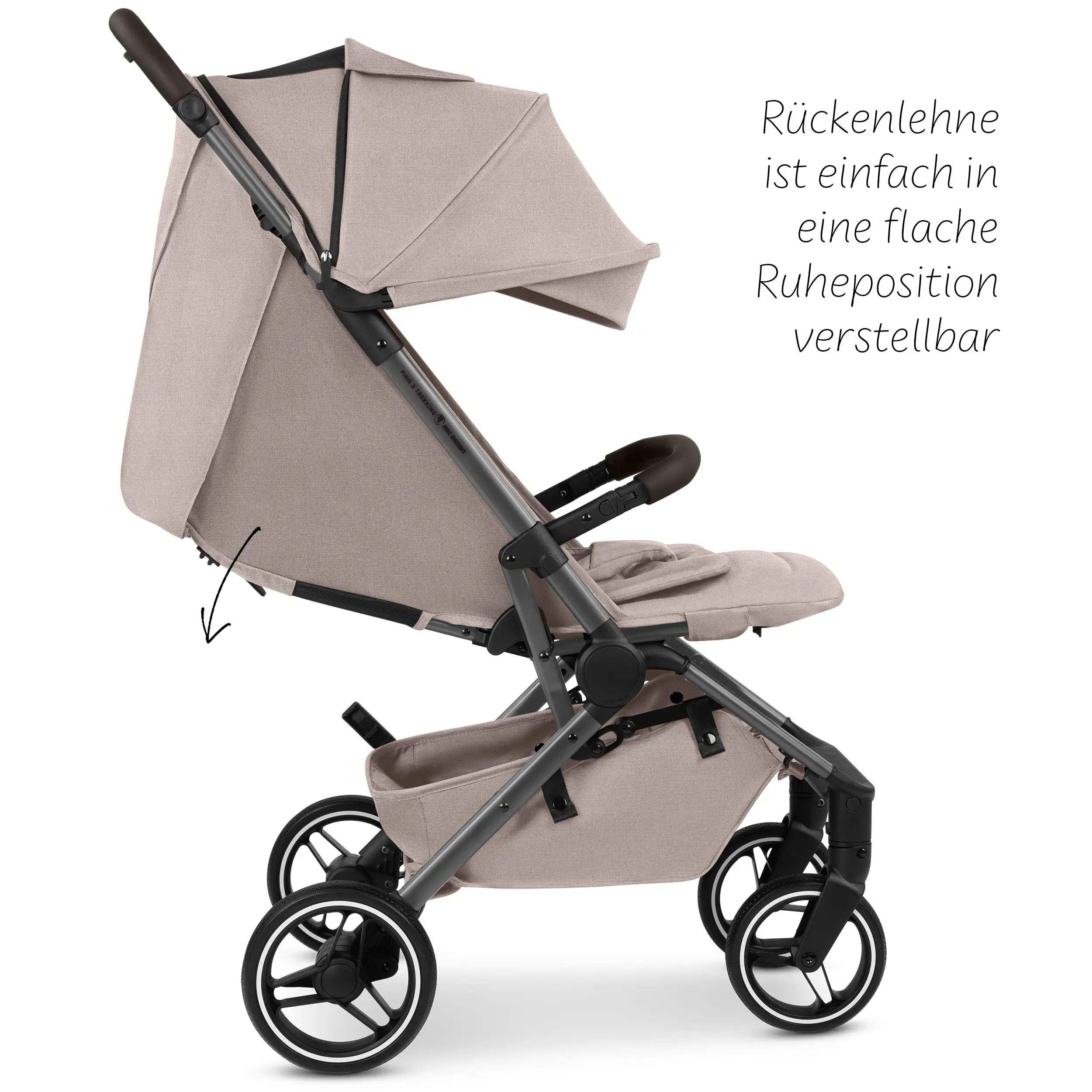 Silla de paseo Ping 3 Trekking - Camel