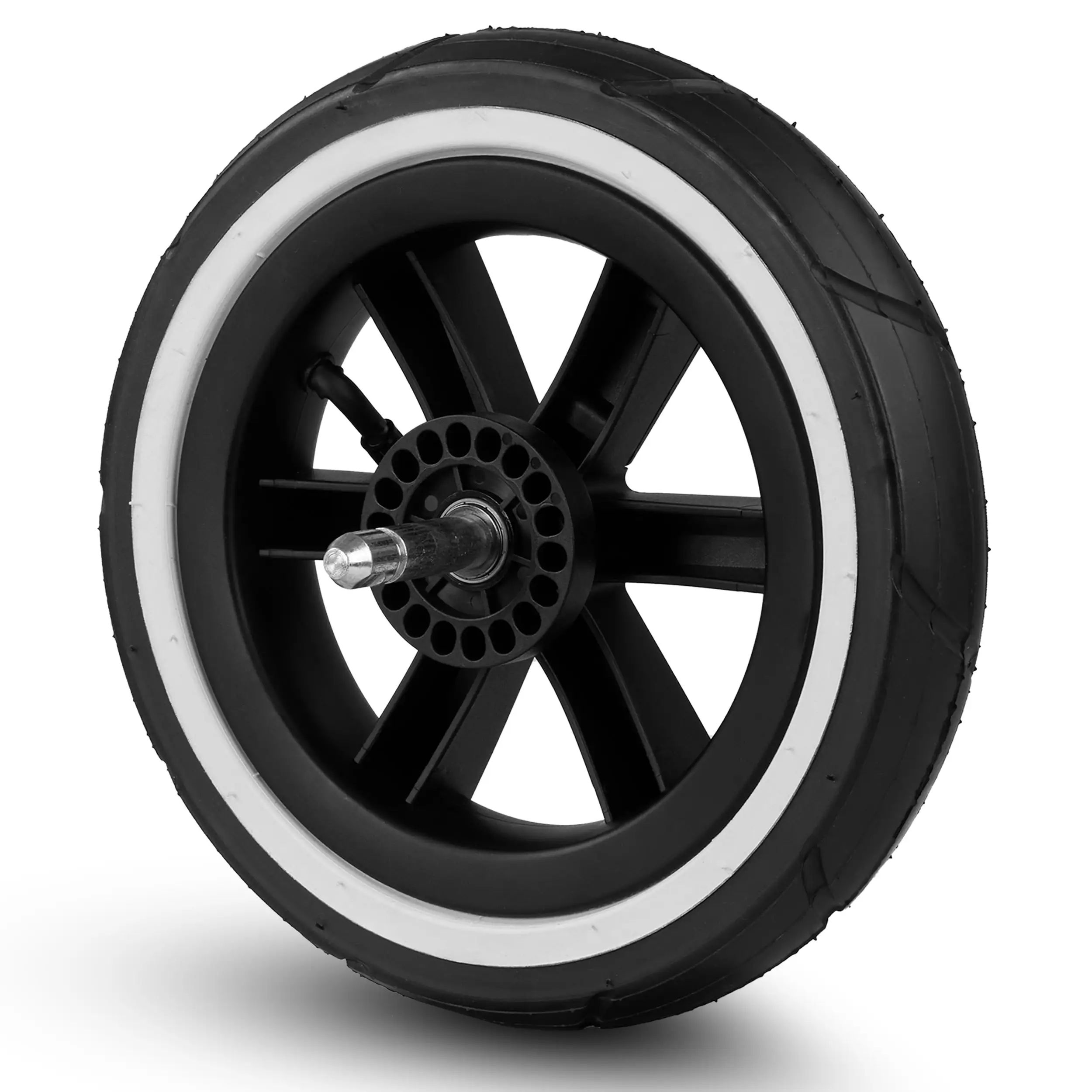 Rueda trasera para Avus 2 Air / Avus Air - ruedas neumáticas Black / White Wall