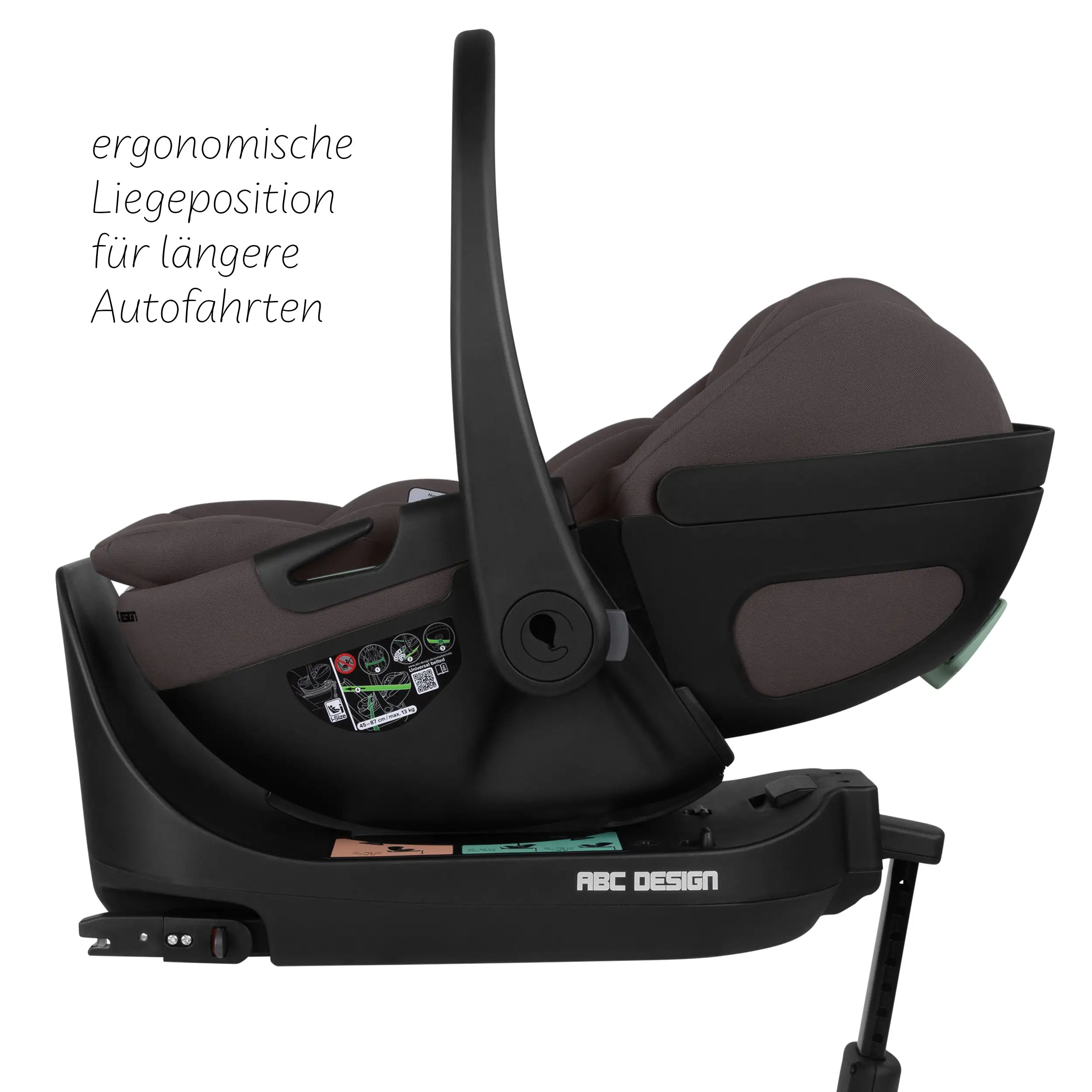 Set de cochecito 4en1 Salsa Core con silla de auto Calla reclinable y base ISOFIX Root - Falcon