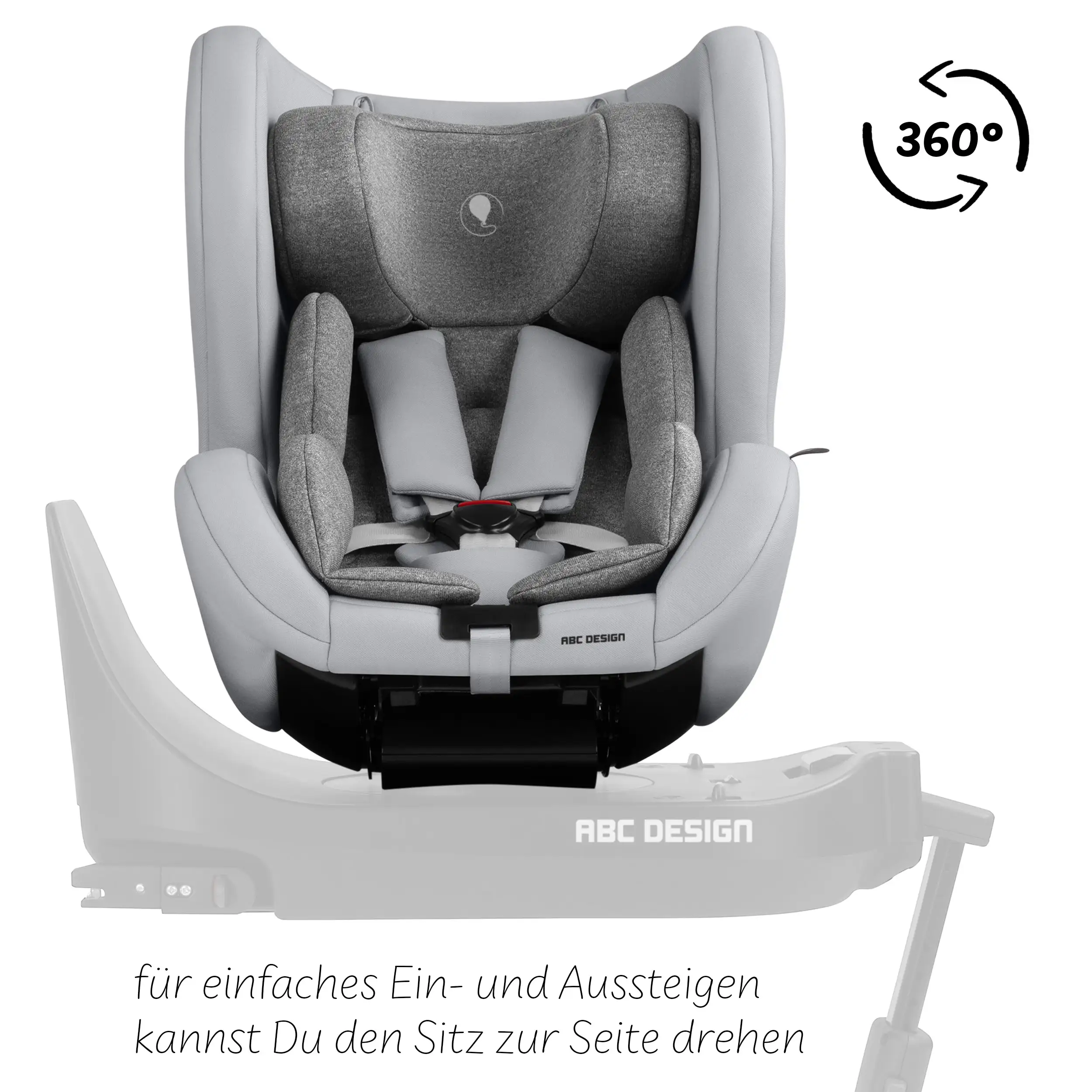 Silla de auto Lily i-Size incl. base ISOFIX giratoria Root - Pearl