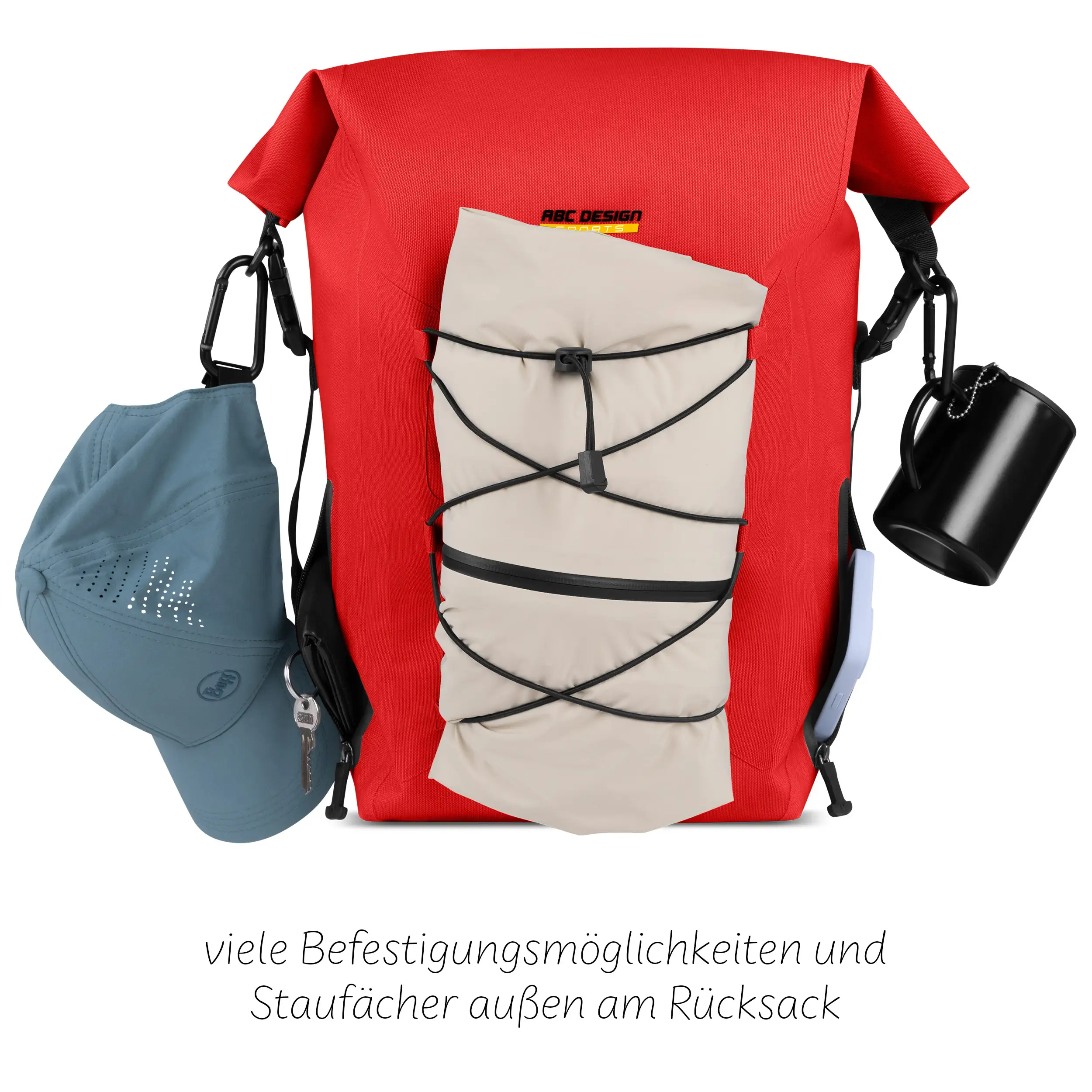 Mochila outdoor premium Lausanne 20L para ciudad y naturaleza - Mango