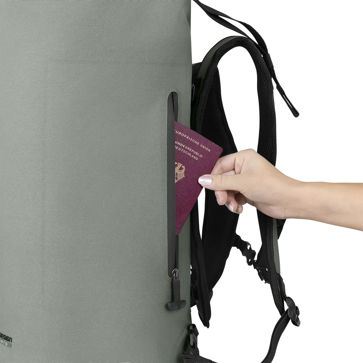 Bolsillos exteriores de acceso rápido