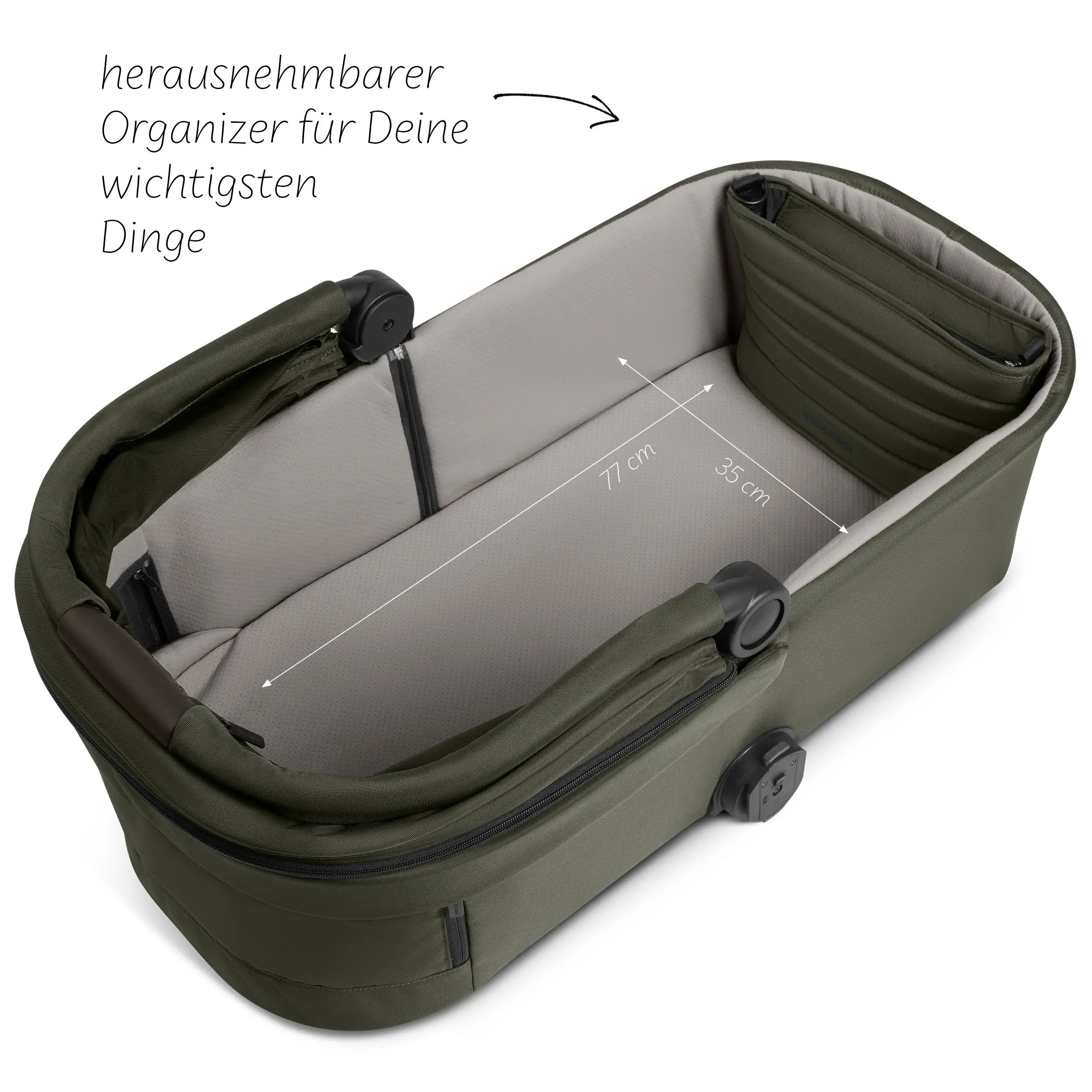 Set de cochecito 3en1 City Life con silla de auto Maxi-Cosi Pebble 360 Pro 2 - Avocado