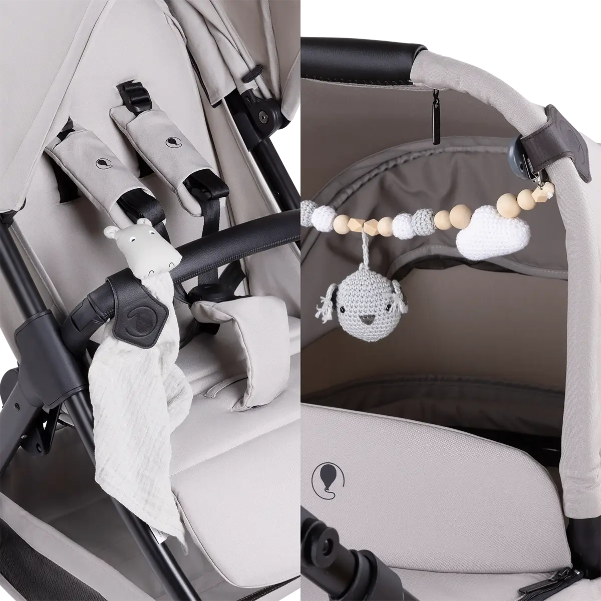 Fijación universal a cochecitos & co.