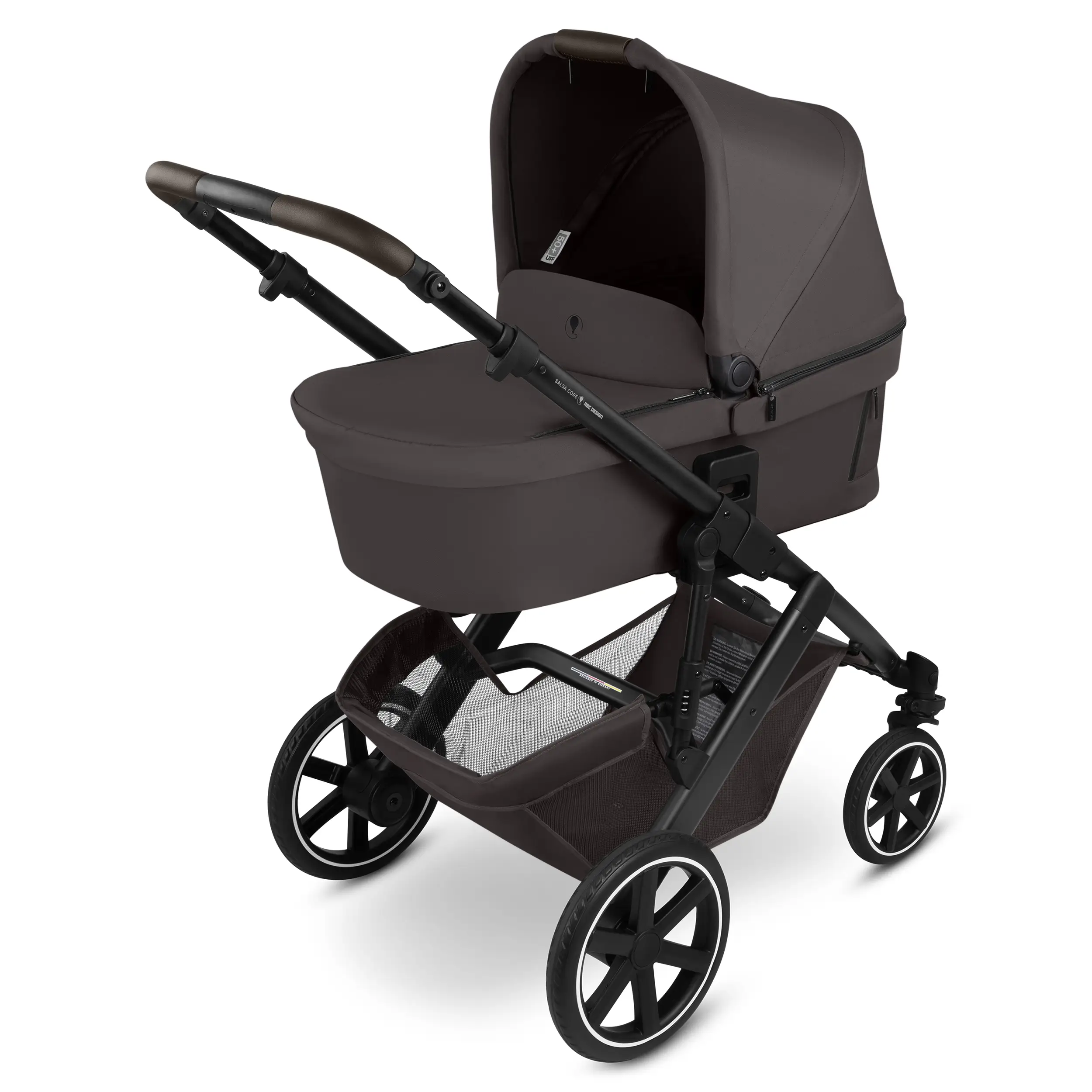 Set de cochecito 3en1 Salsa Core con silla de coche Calla con función de reclinación - Falcon