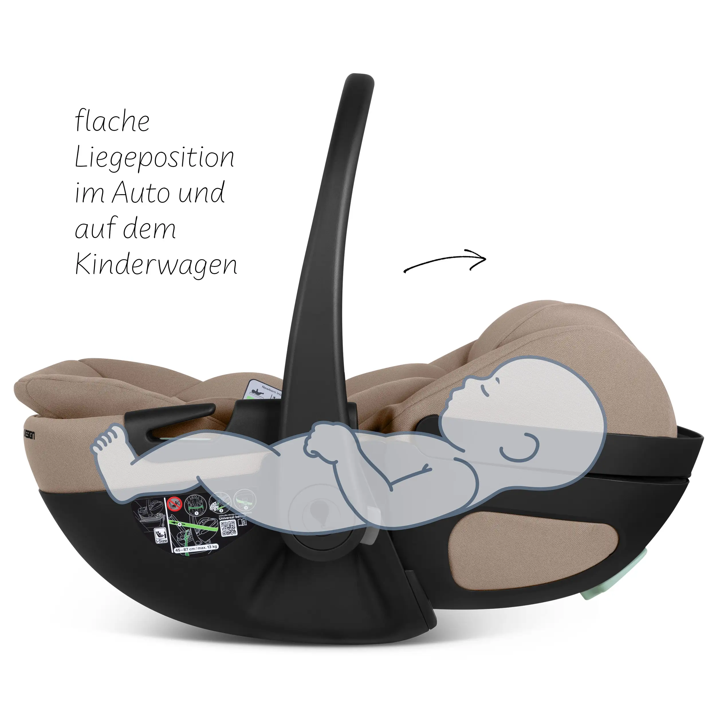 Silla de auto reclinable Calla i-Size