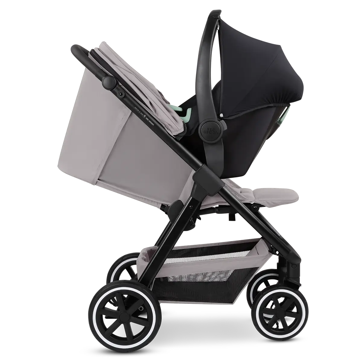 ¡Móvil desde el nacimiento con silla de coche para bebé!