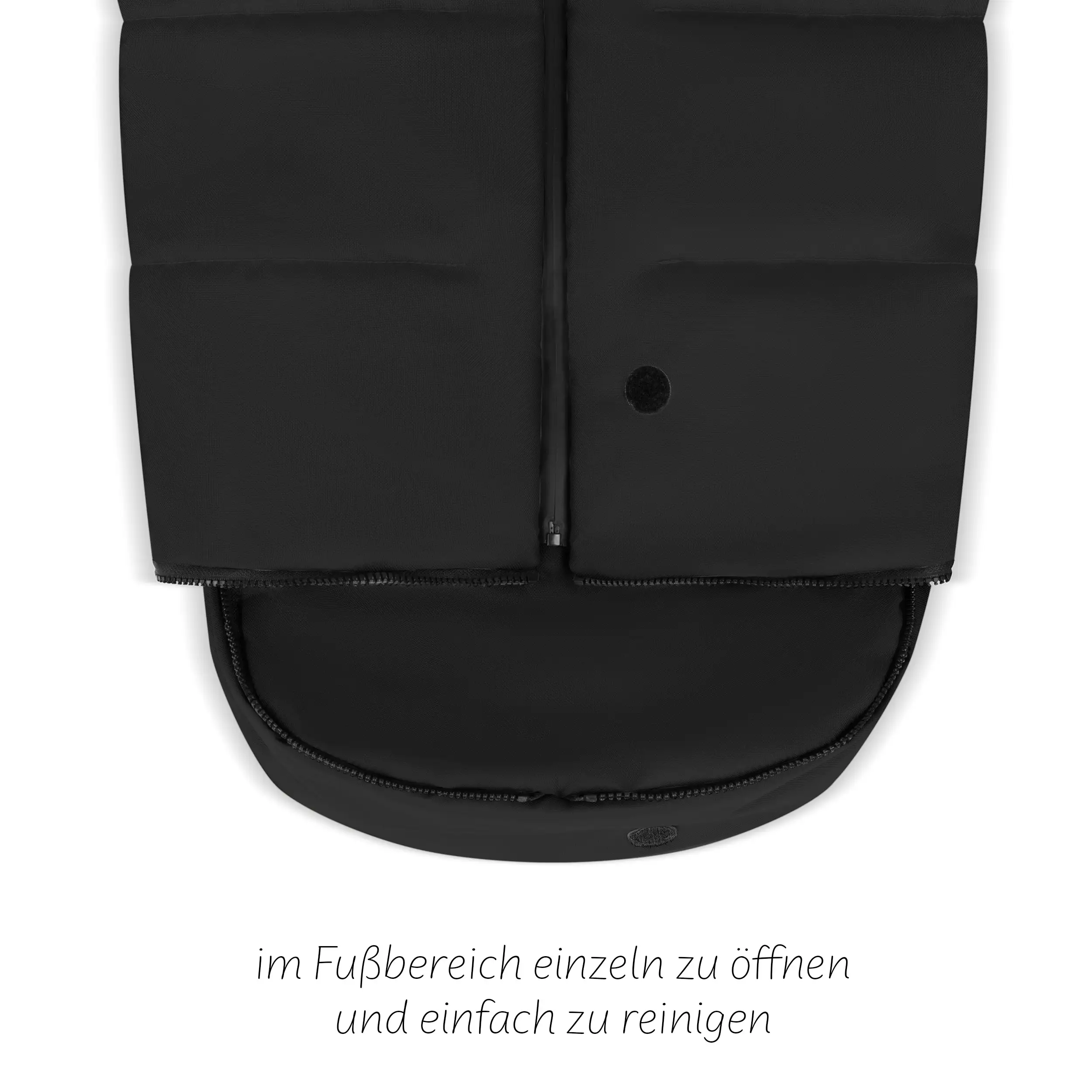 Set de accesorios para silla de paseo - bolso cambiador, cubrepiés de invierno, protector de lluvia y mosquitera - Black