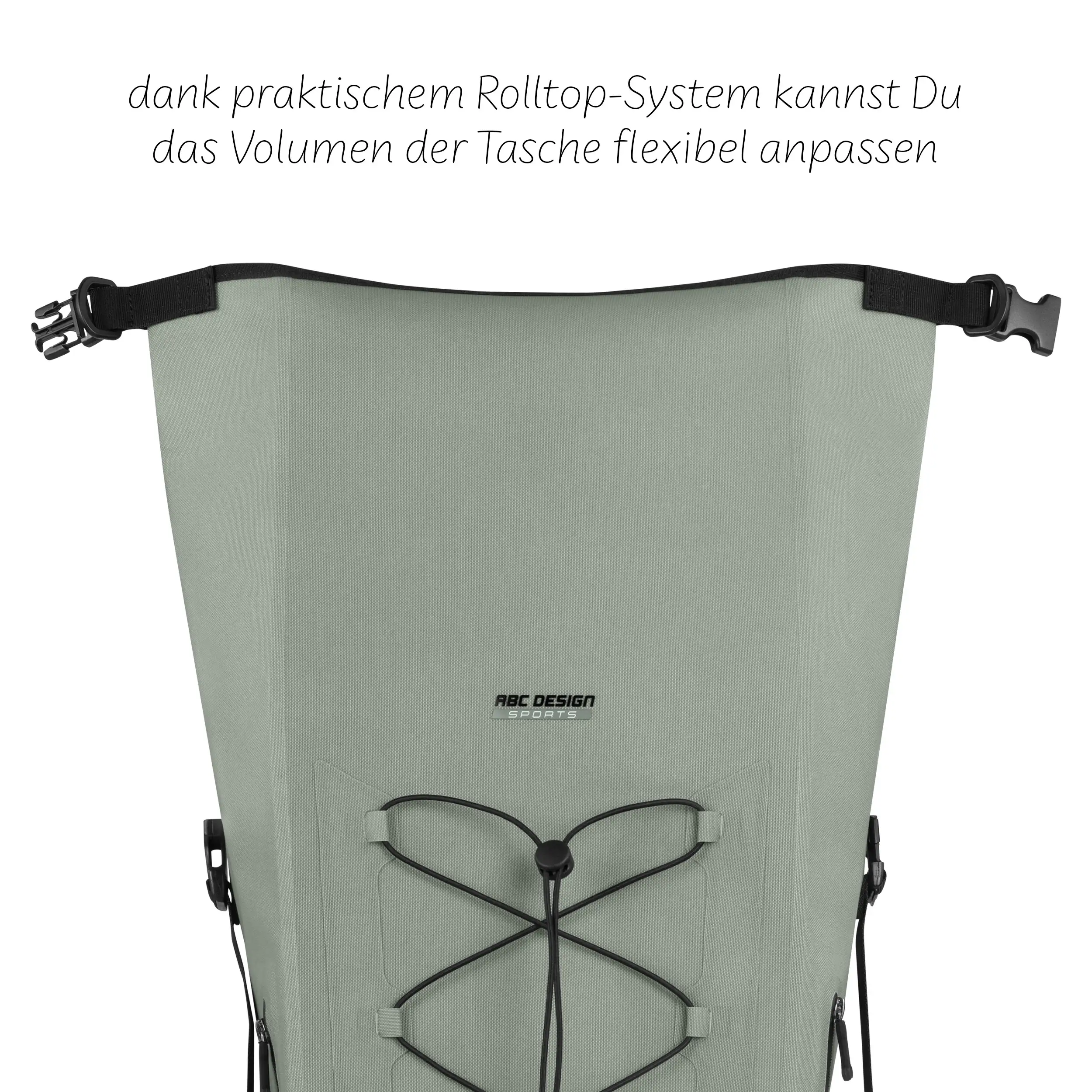 Bolsa de sillín Sion 20L para cochecito, remolque para bicicleta y uso diario - Pine