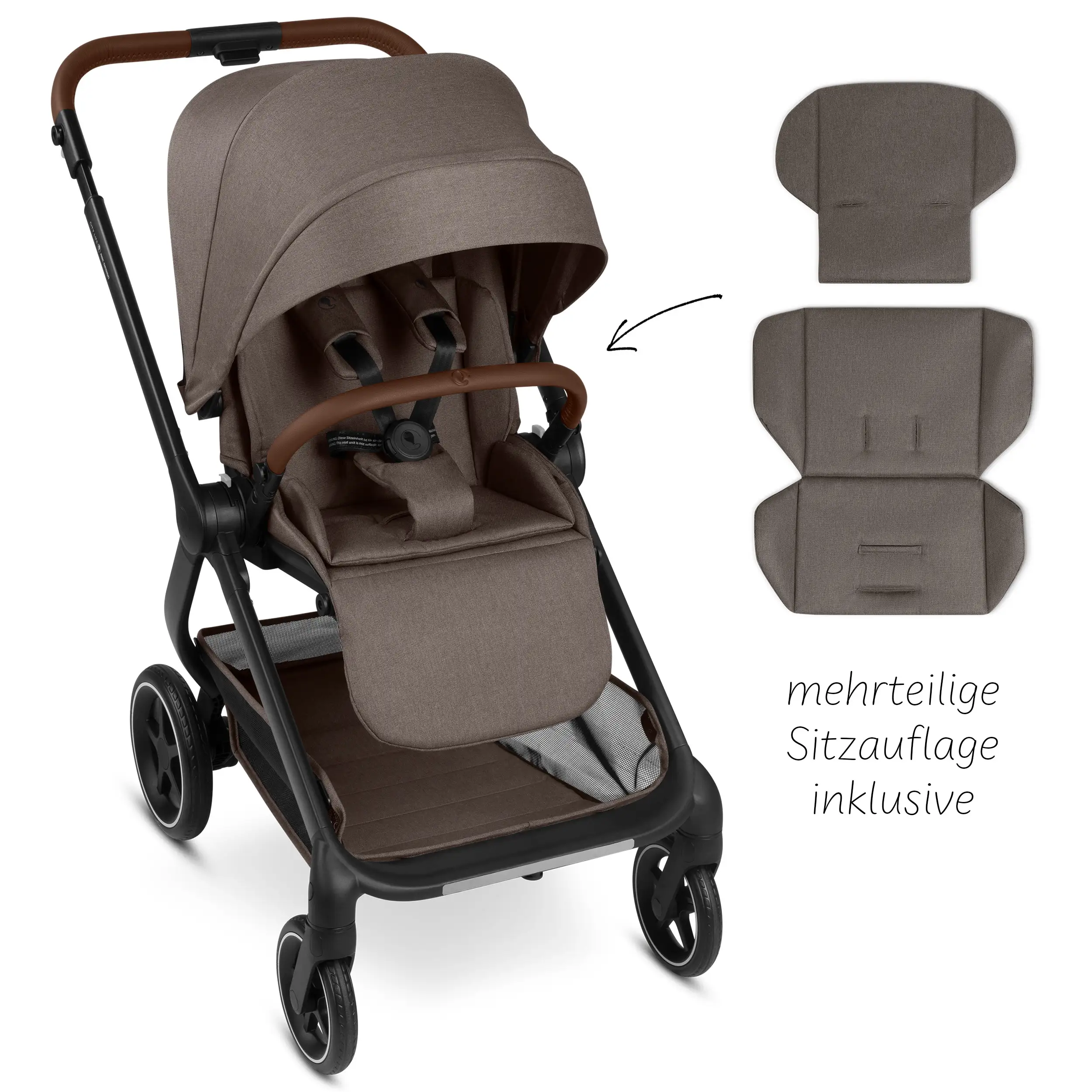 Set de cochecito 3en1 City Life con silla de auto Maxi-Cosi Pebble 360 Pro 2 - Nature
