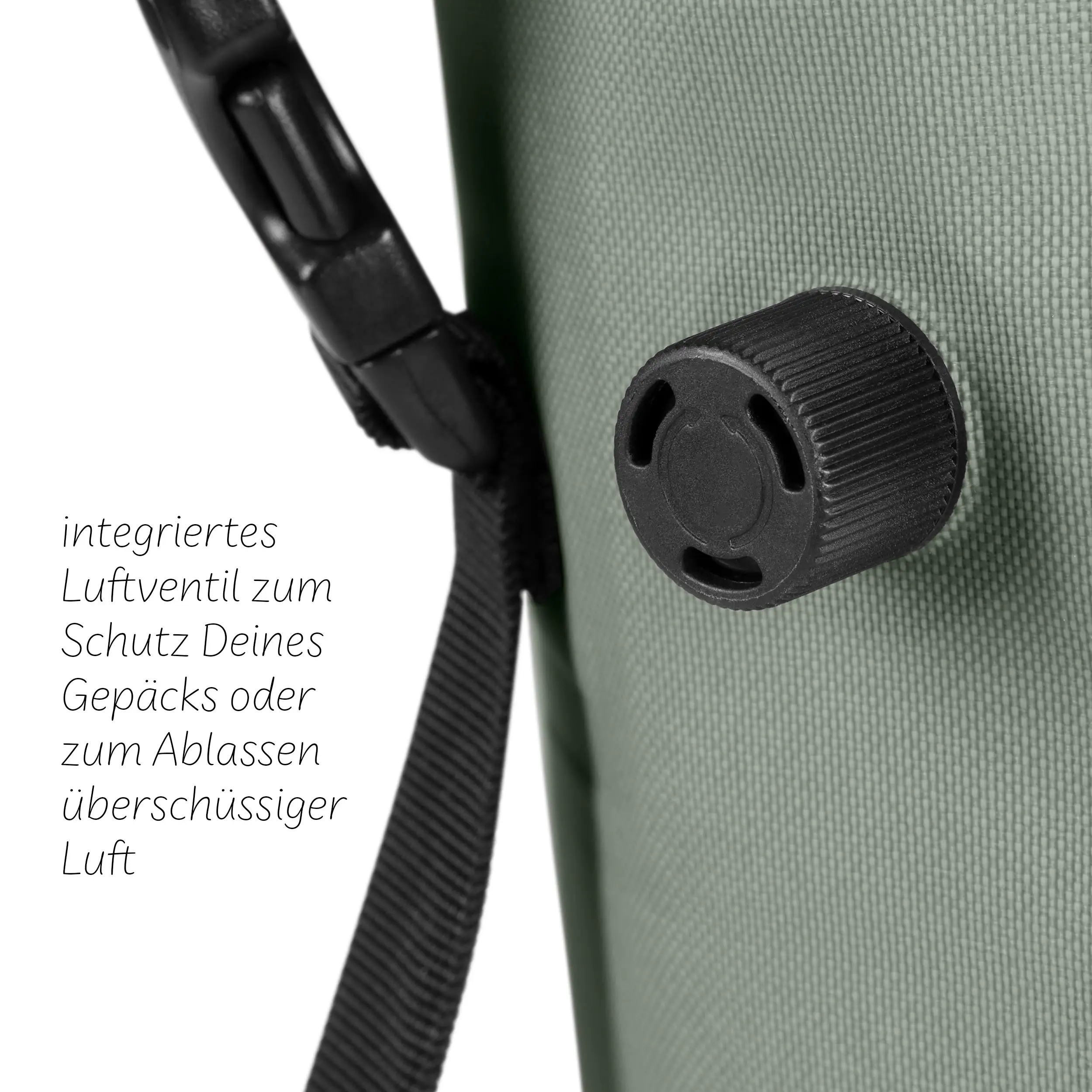 Bolsa de sillín Sion 20L para cochecito, remolque para bicicleta y uso diario - Pine