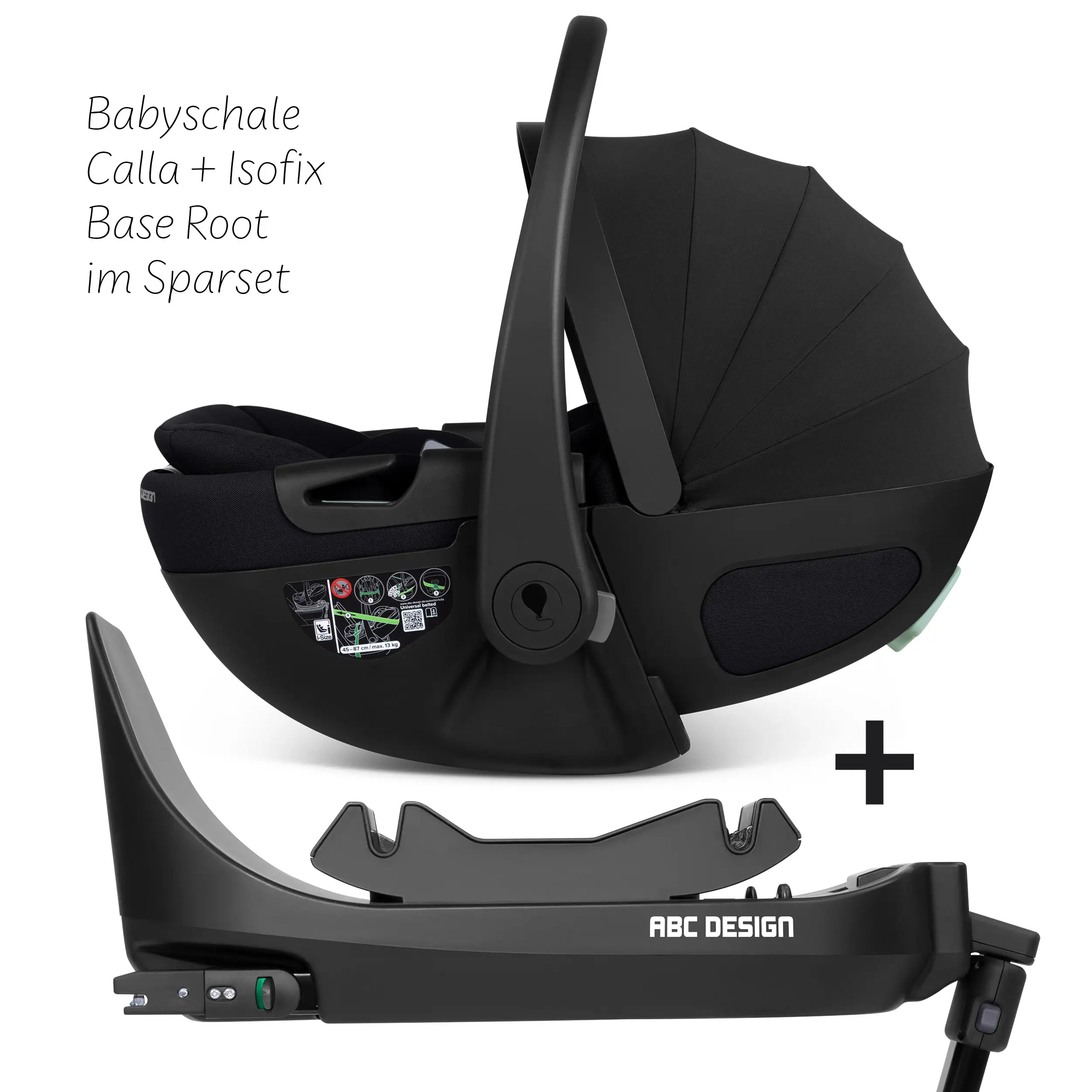Silla de auto Calla i-Size reclinable incl. base ISOFIX giratoria Root - Ink