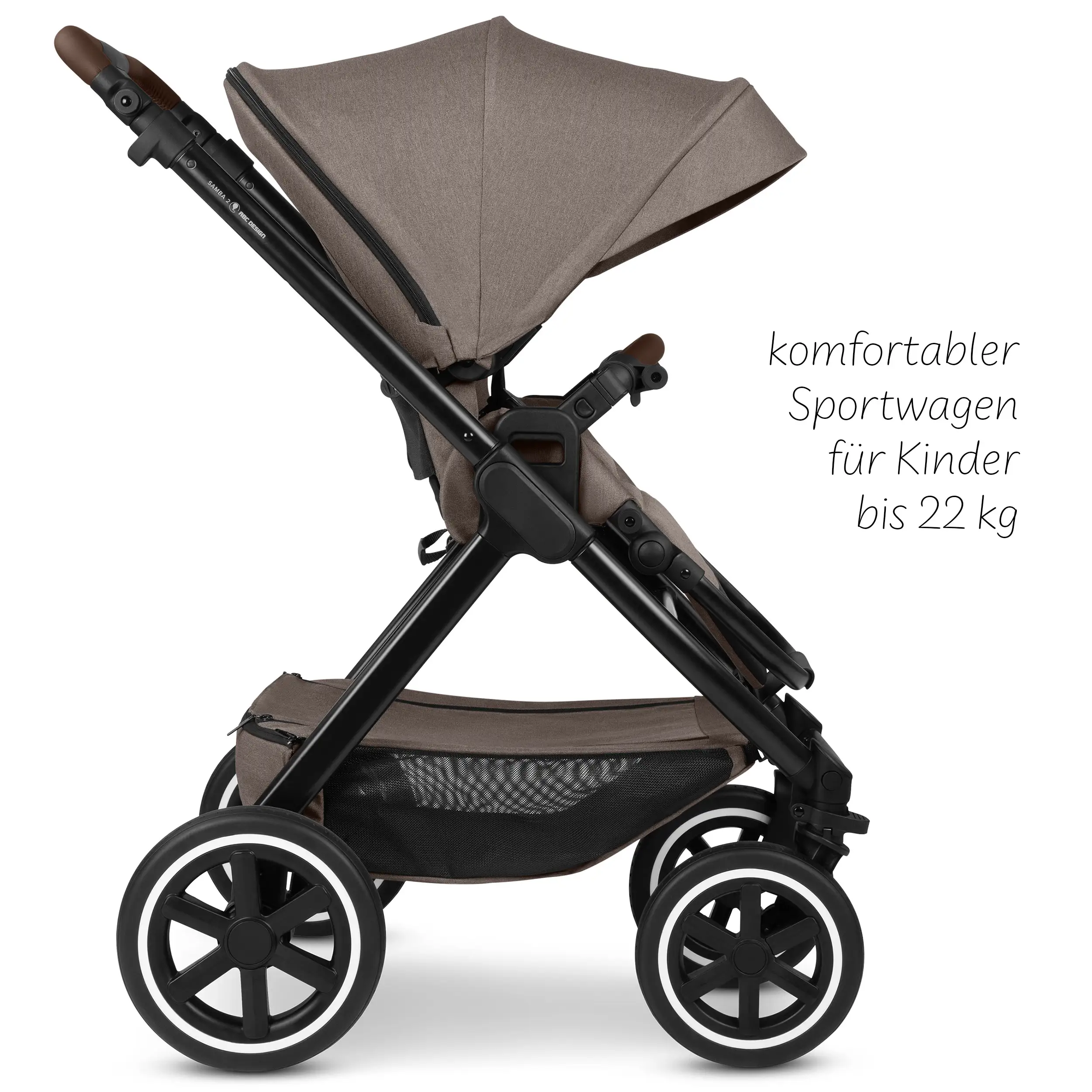 Set de cochecito 3en1 Samba 2 con silla de coche Maxi Cosi Pebble 360 Pro 2 - Nature