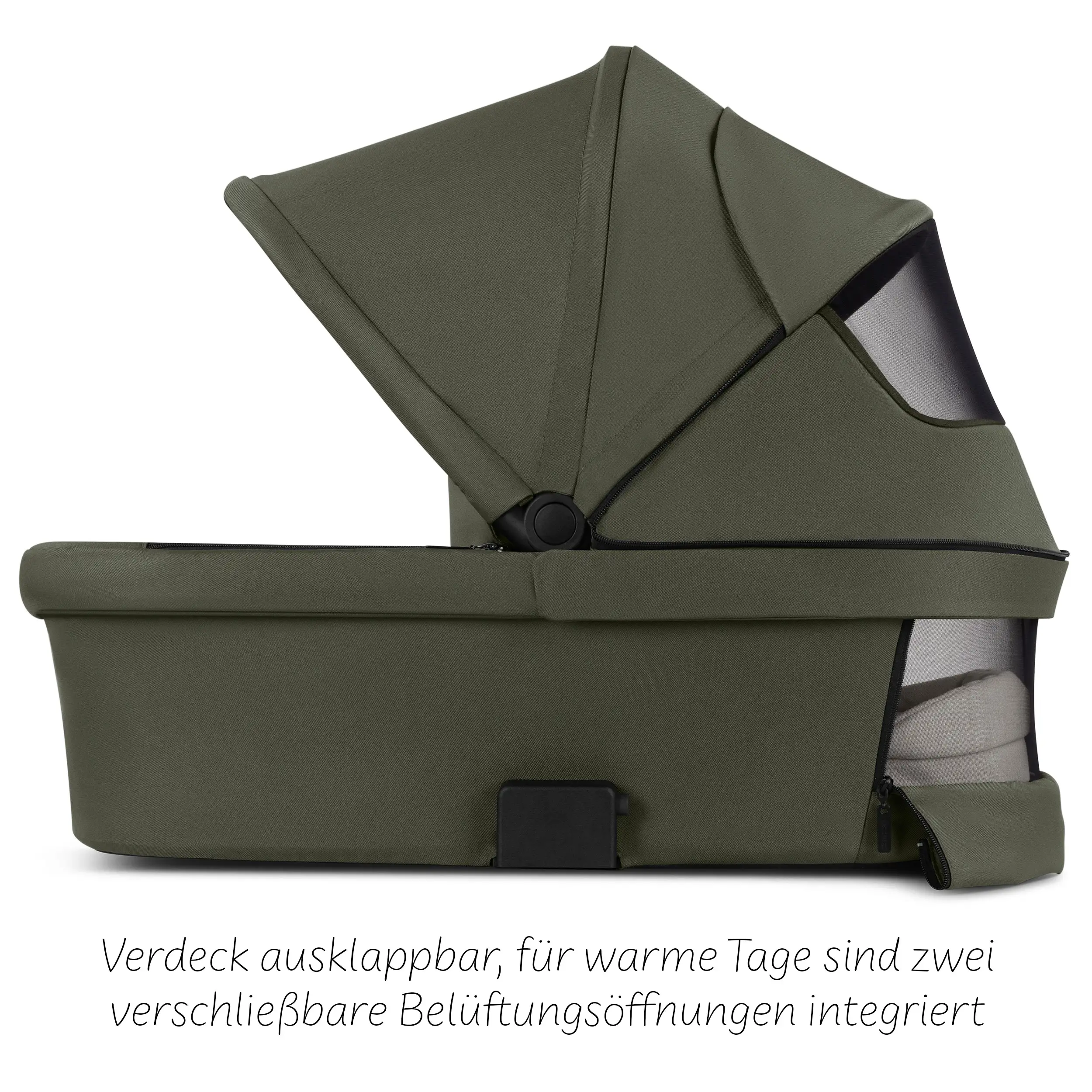 3in1-Kinderwagen-Set Samba 2 inkl. Babyschale Calla mit Liegefunktion - Avocado