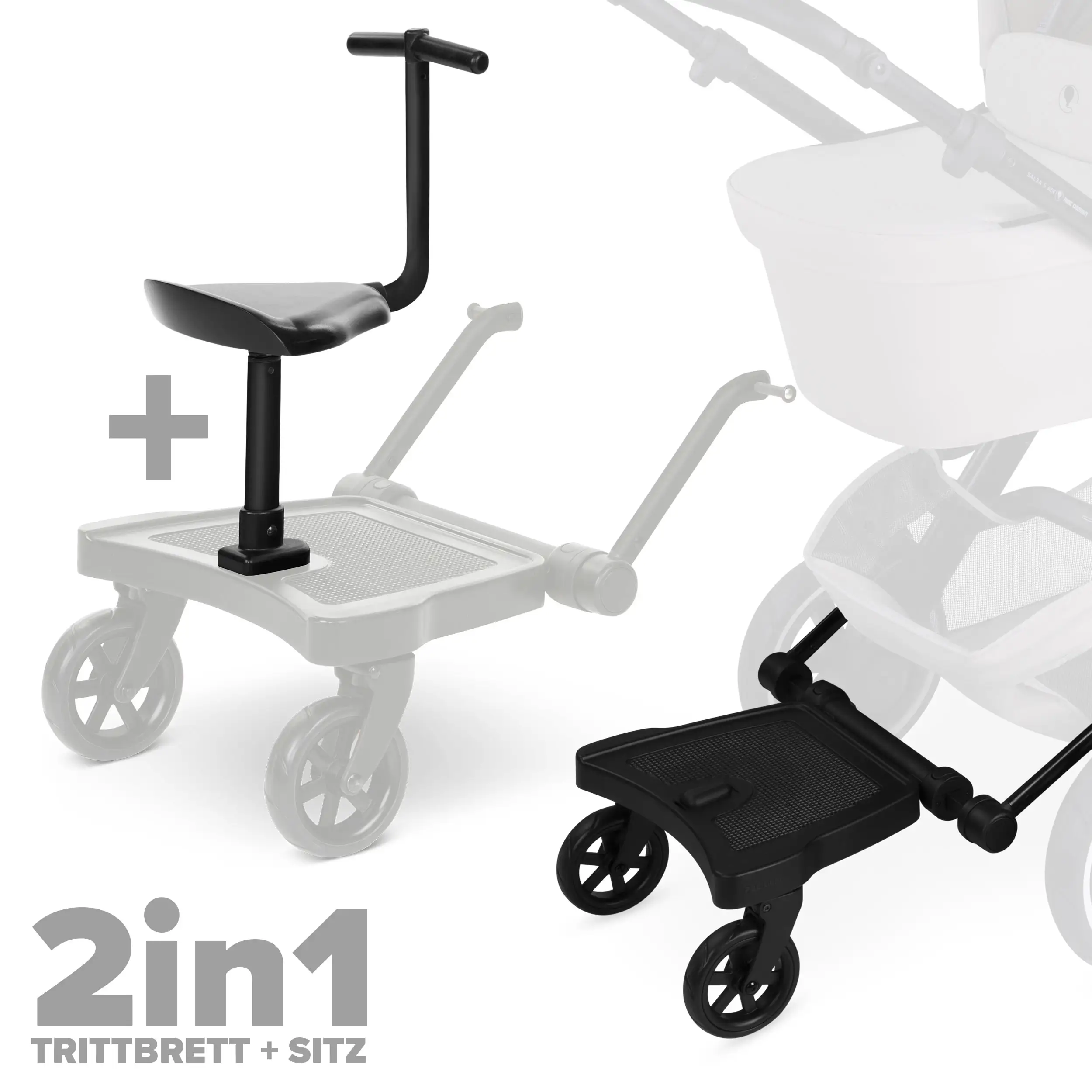 Patineta Kiddie Ride On 2 Set incl. asiento