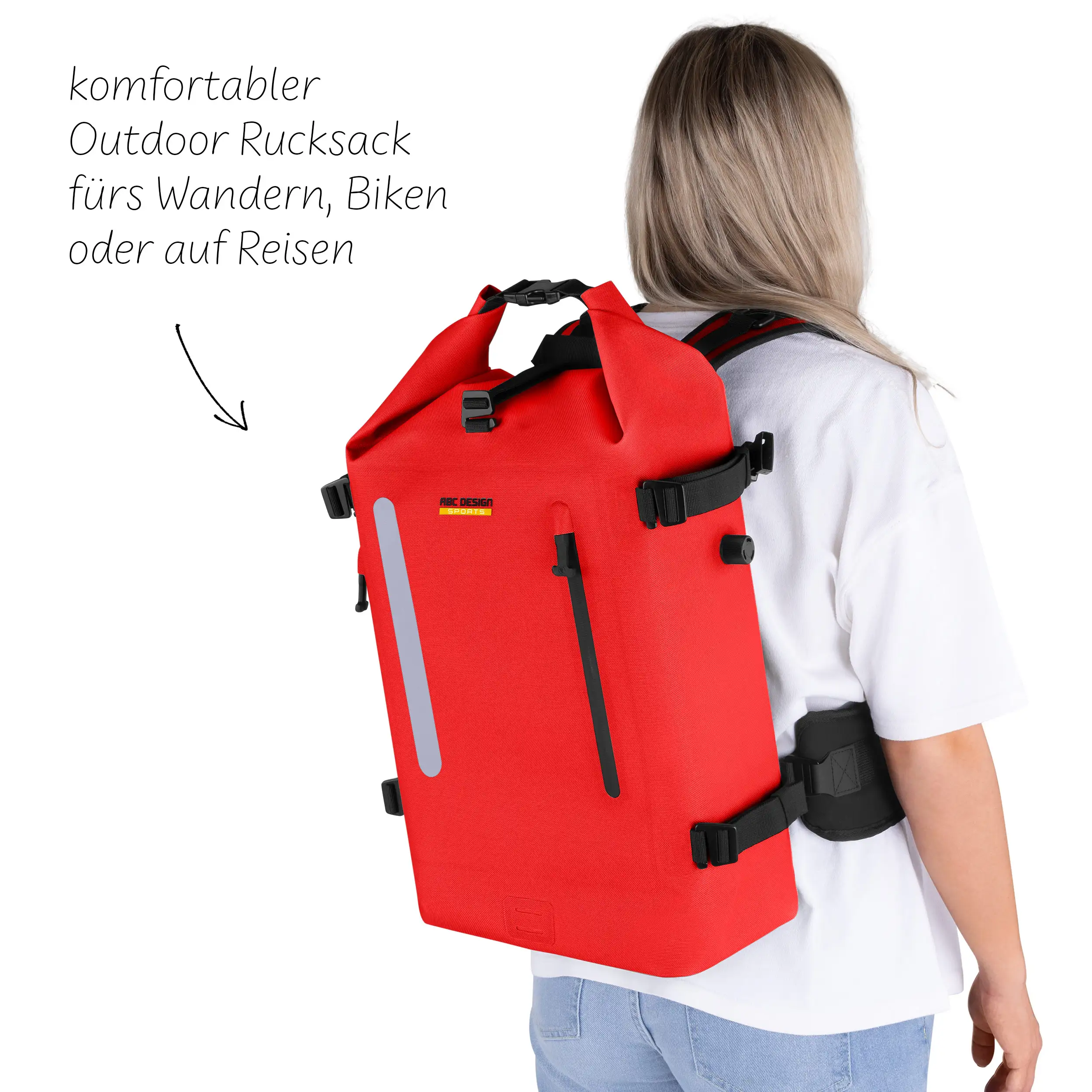 Mochila de exterior Solothurn 22L para la vida cotidiana y la aventura - Mango