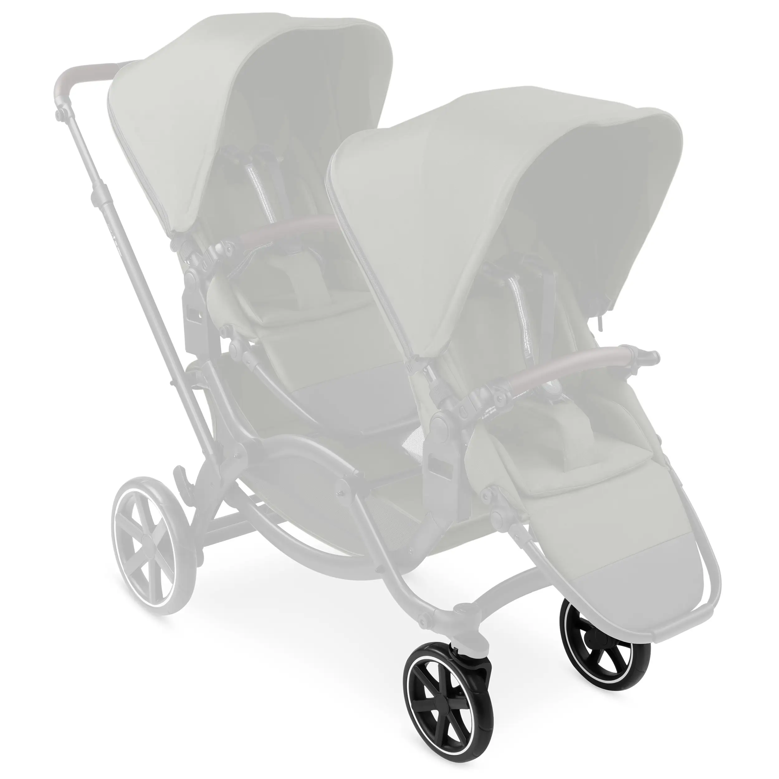 Juego de ruedas delanteras (2 piezas) para Salsa 4 / Zoom / Zoom 2 - EVA Black / White Wall