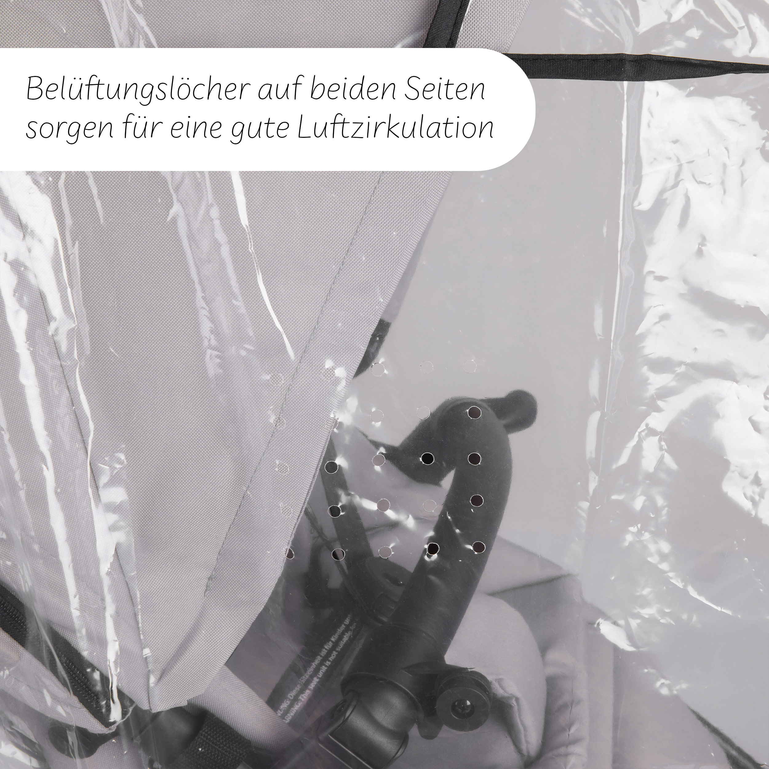 Bolso de lluvia  para cochecito gemelar Zoom