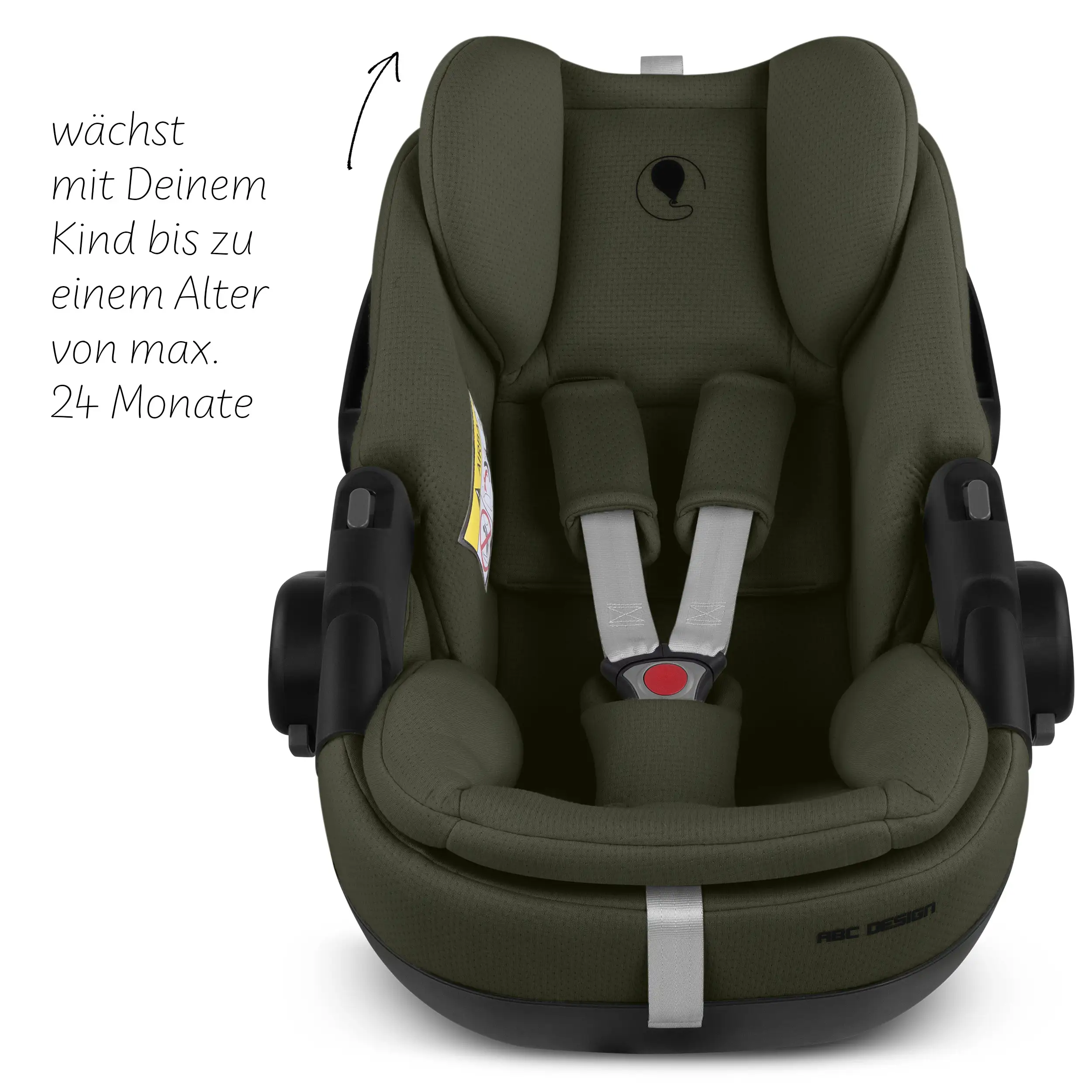 Silla de auto reclinable Calla i-Size - Olive