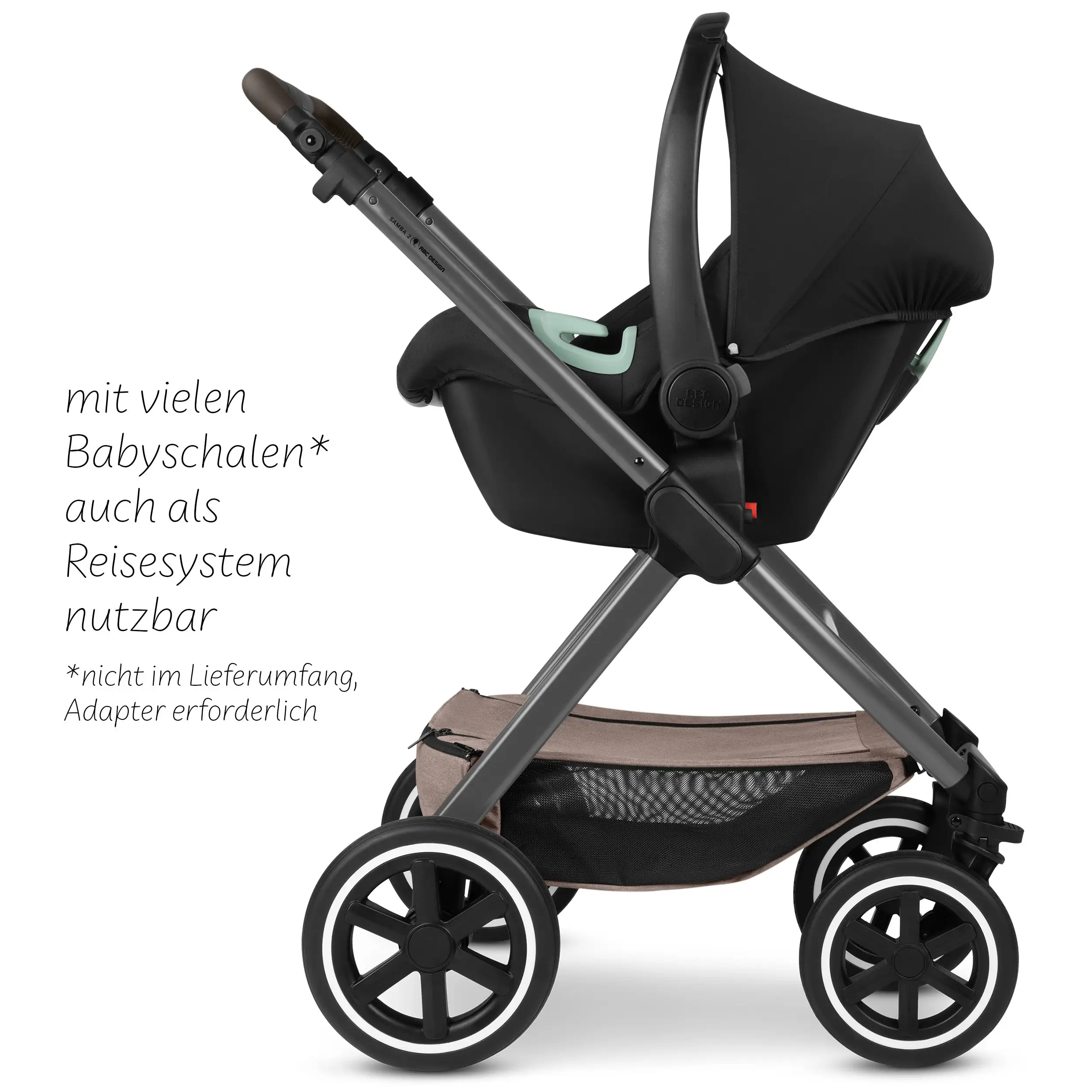 Cochecio 2en1 Samba 2 - Camel