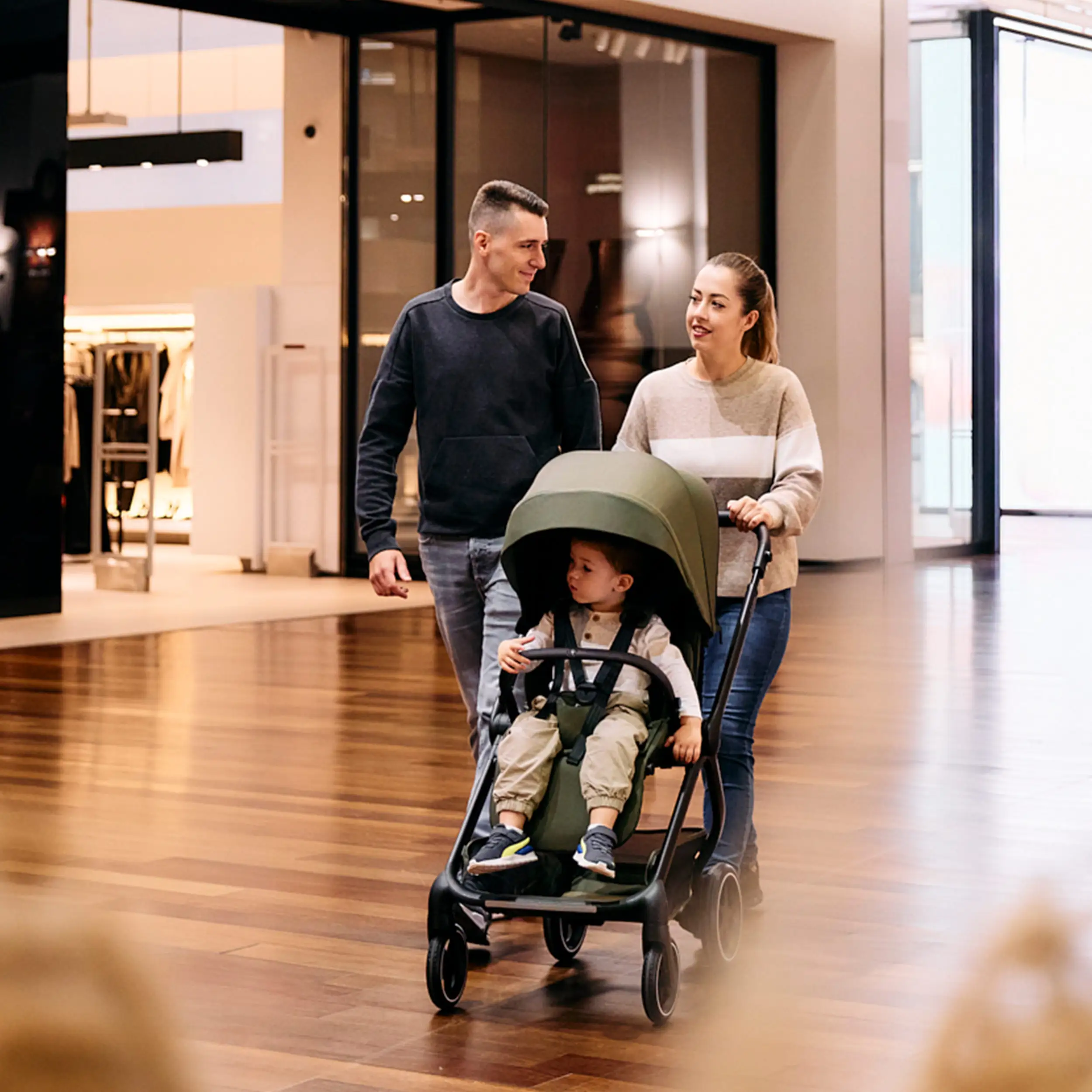 Duo con silla de paseo City Life - Avocado