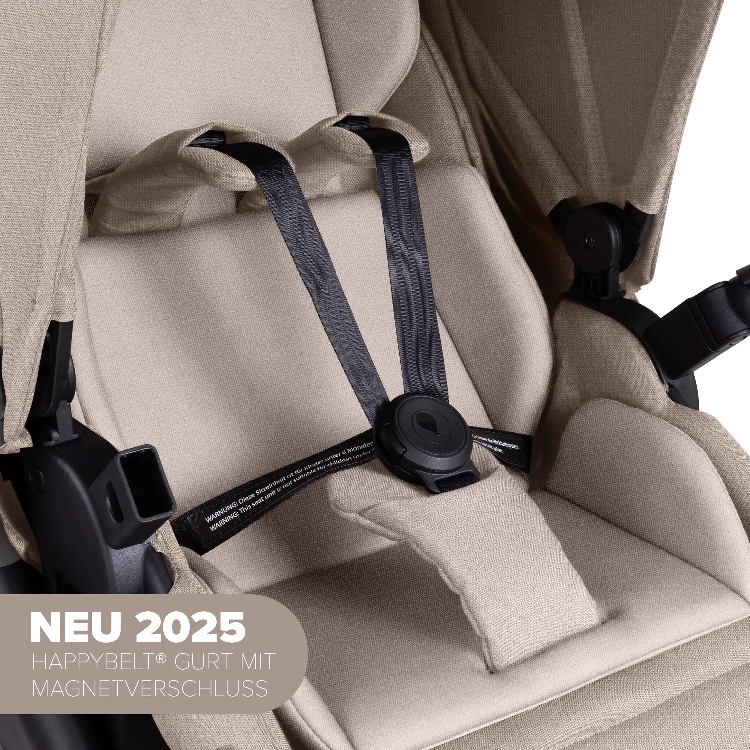 Set cochecito 3en1 Salsa 5 Run incl. Silla de Auto - Camel