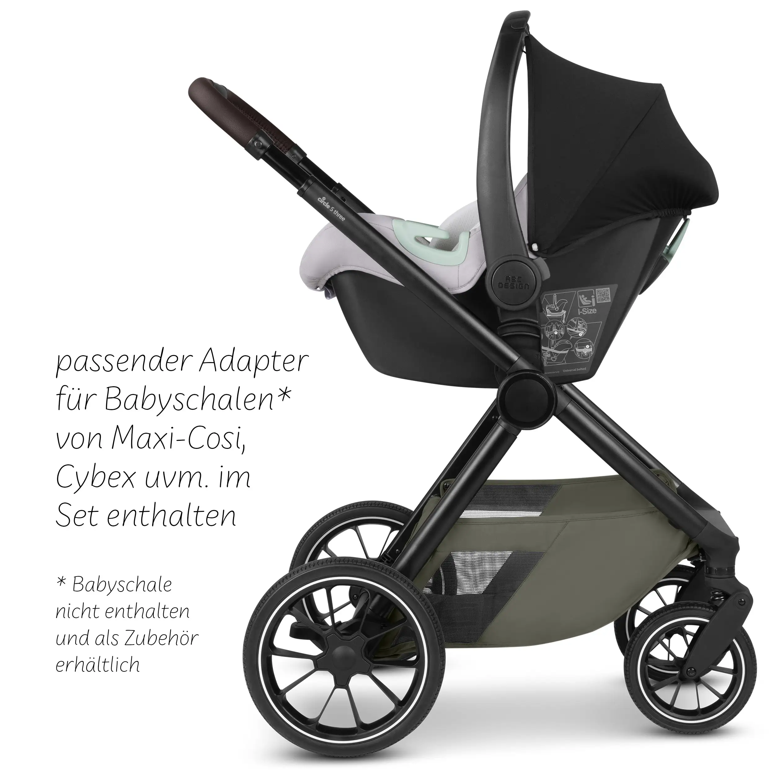 Cochecito 2en1 S Three - Wheat