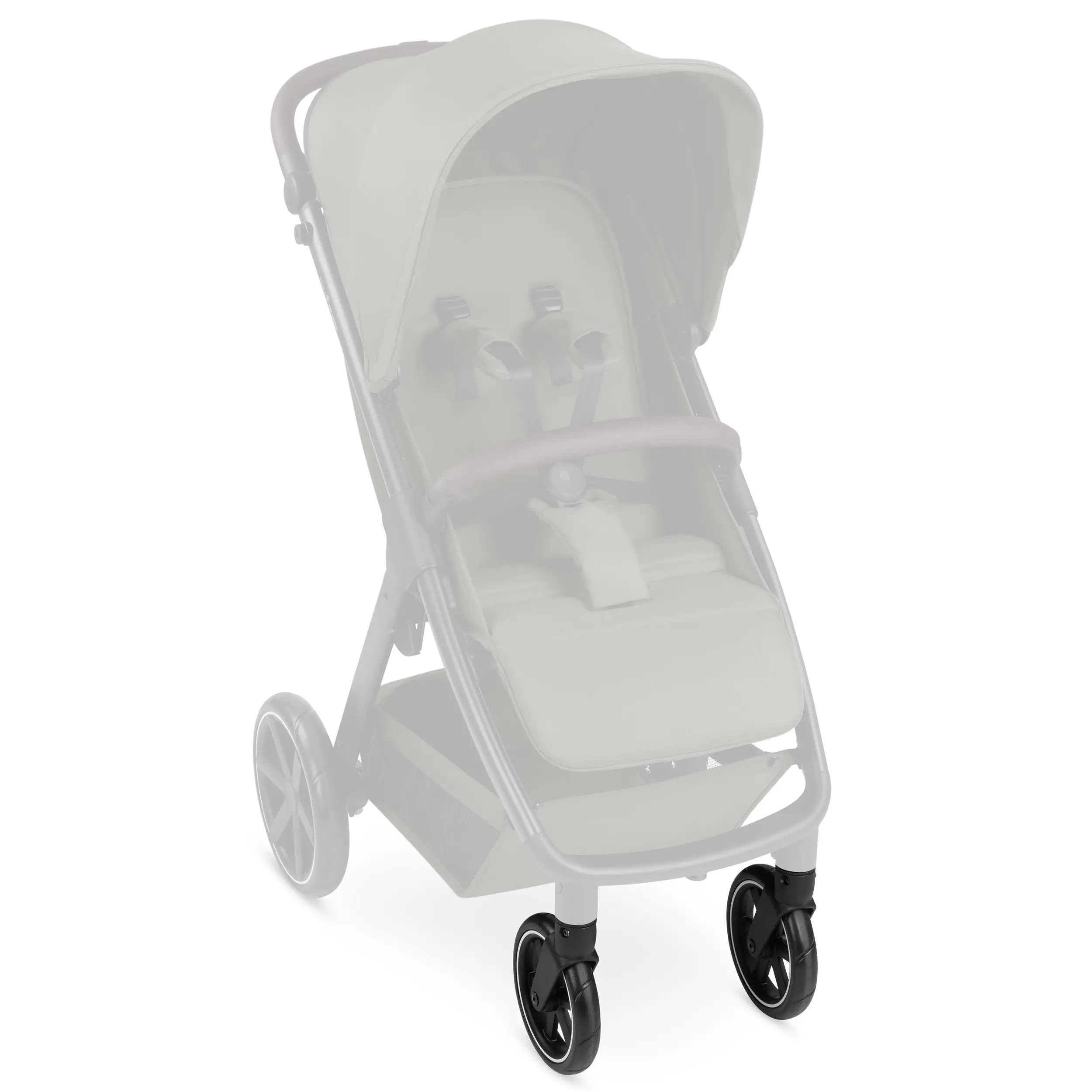 Juego de ruedas delanteras (2 piezas) para Avus 2 / Avus - EVA Black / White Wall