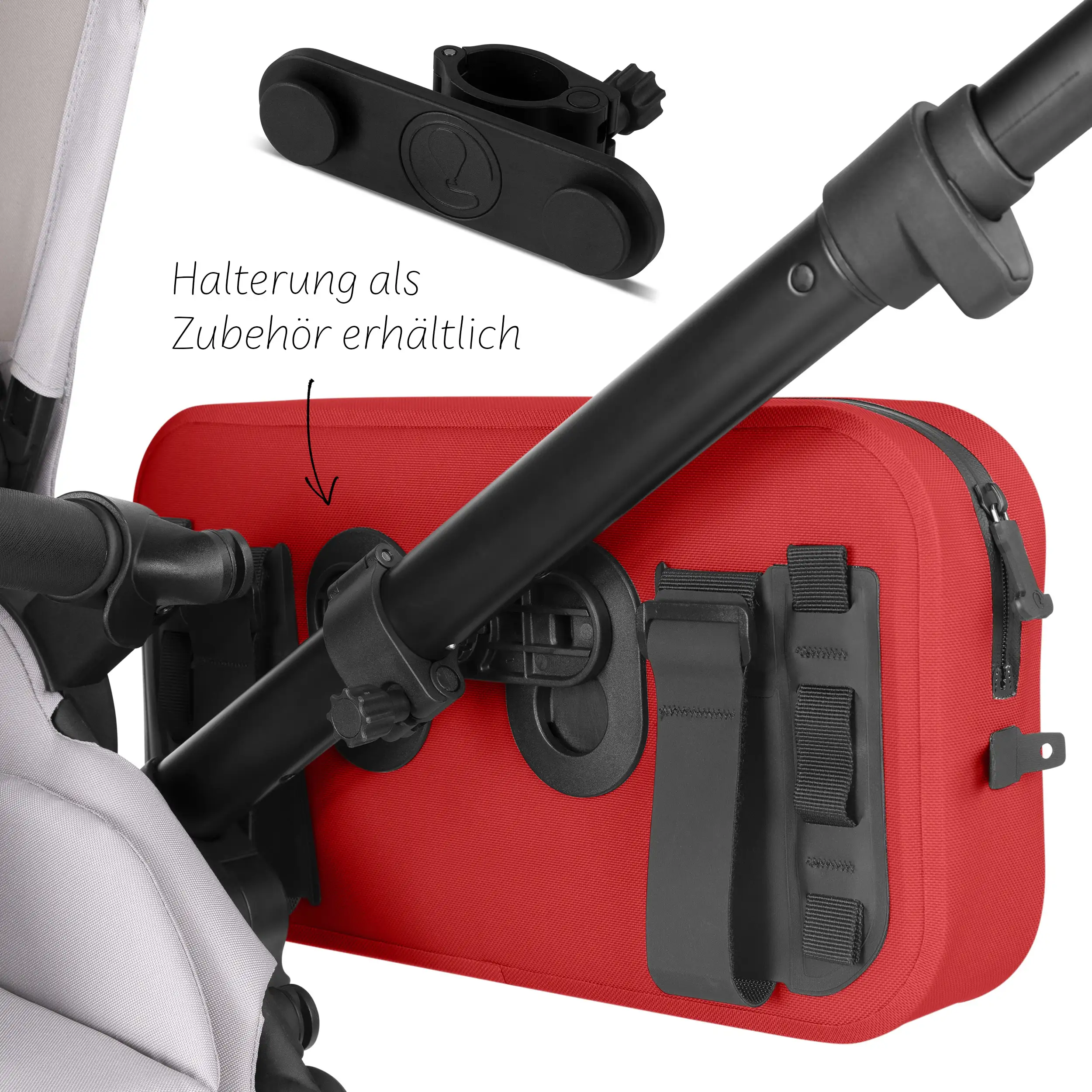 Bolsa de sillín Geneva 4,5L para cochecitos, bicicletas y uso diario - Mango