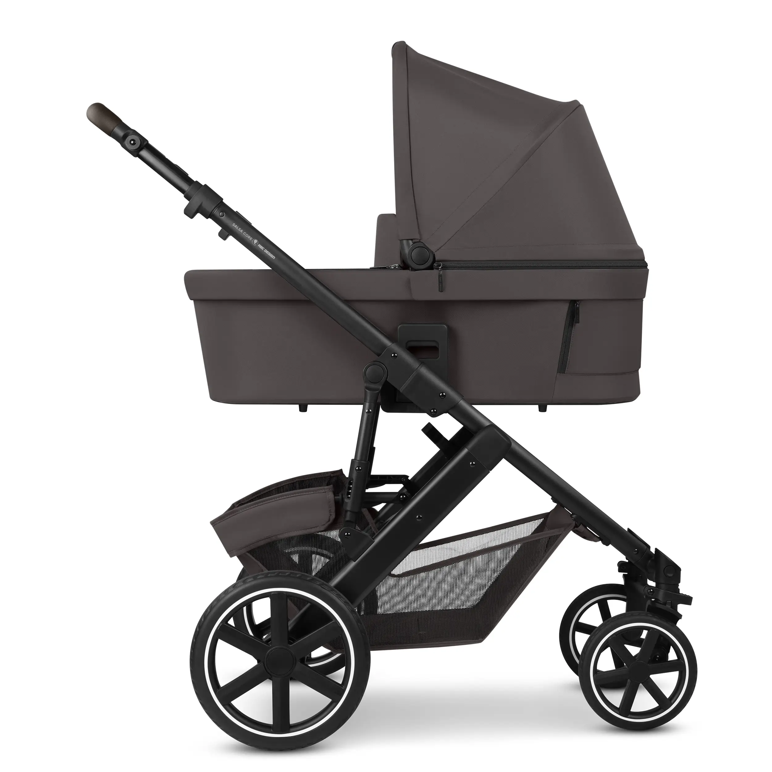 Set de cochecito 3en1 Salsa Core con silla de coche Calla con función de reclinación - Falcon