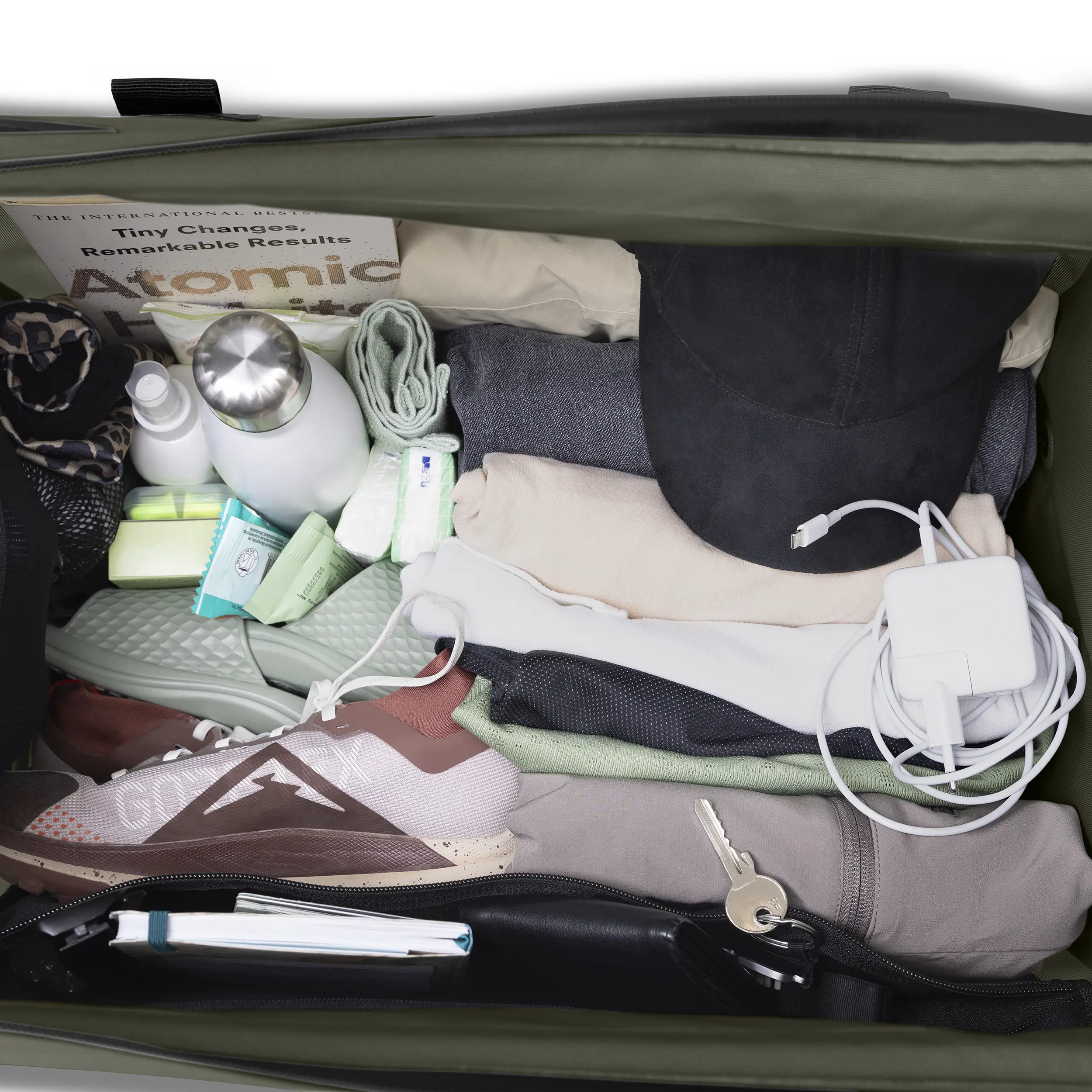 Bolsa de viaje Locarno 45L para uso diario, viajes y uso profesional - Avocado