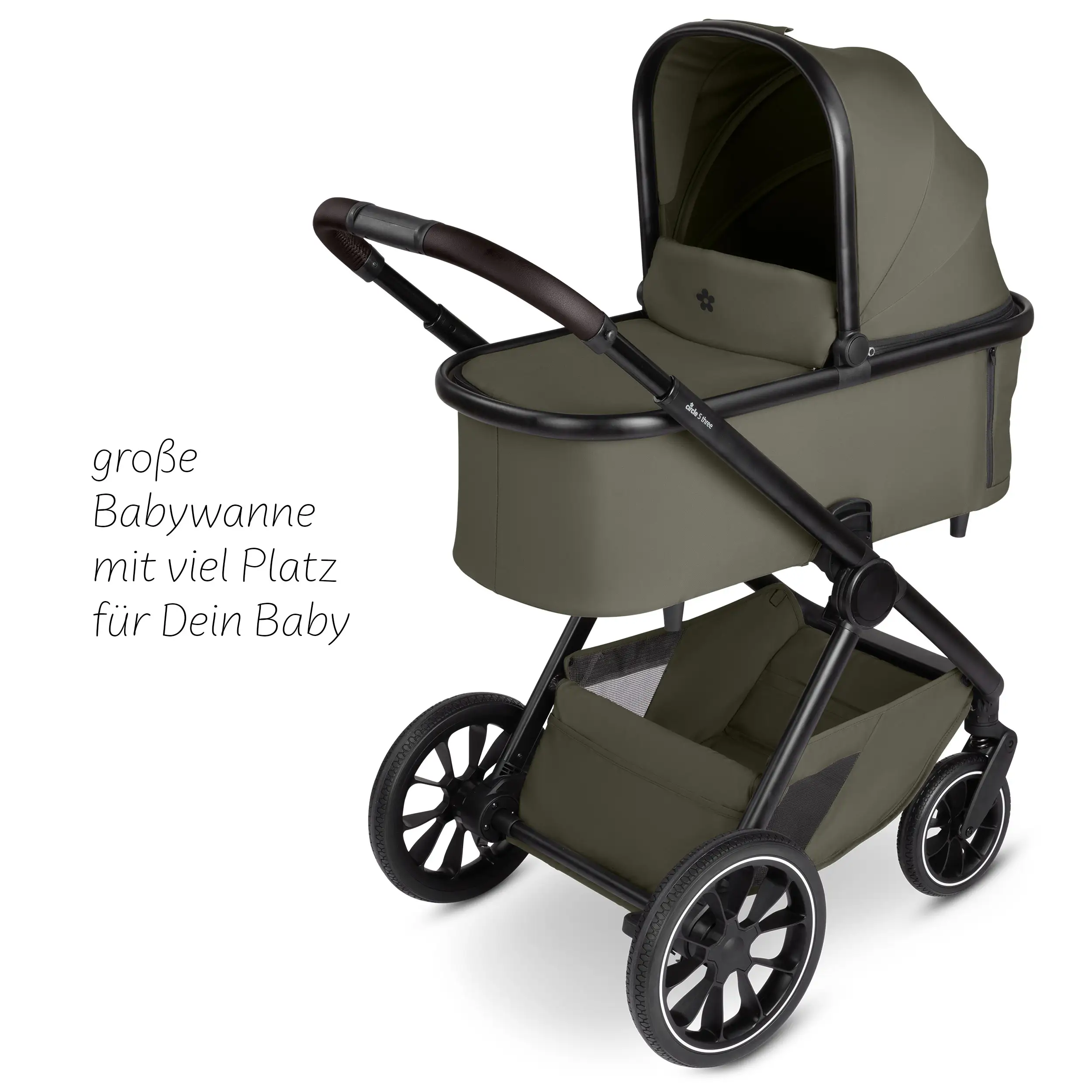 Cochecito 2en1 S Three - Wheat