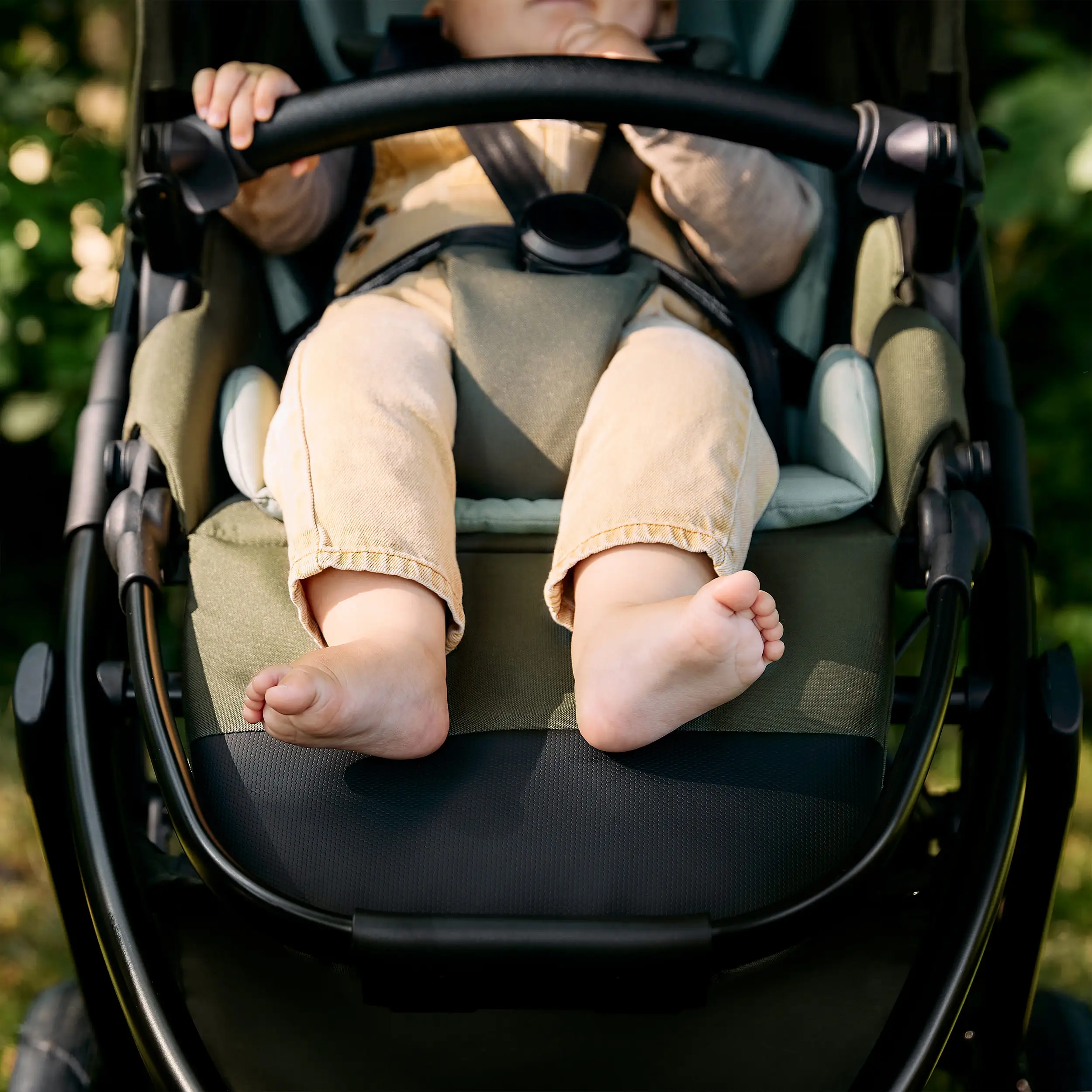 Set cochecito 3en1 Salsa 5 Run incl. Silla de Auto - Avocado