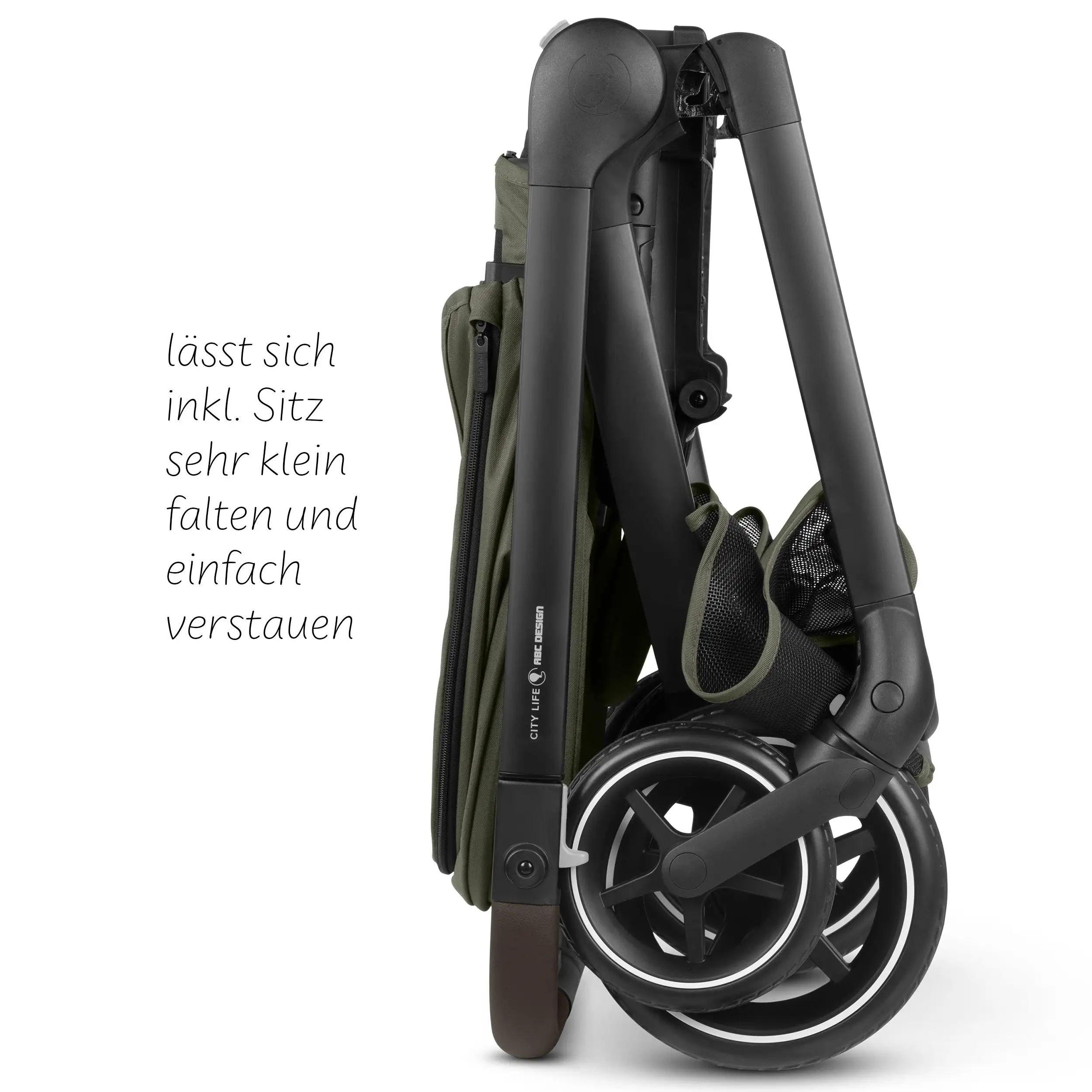 Set de cochecito 3en1 City Life con silla de auto Maxi-Cosi Pebble 360 Pro 2 - Avocado