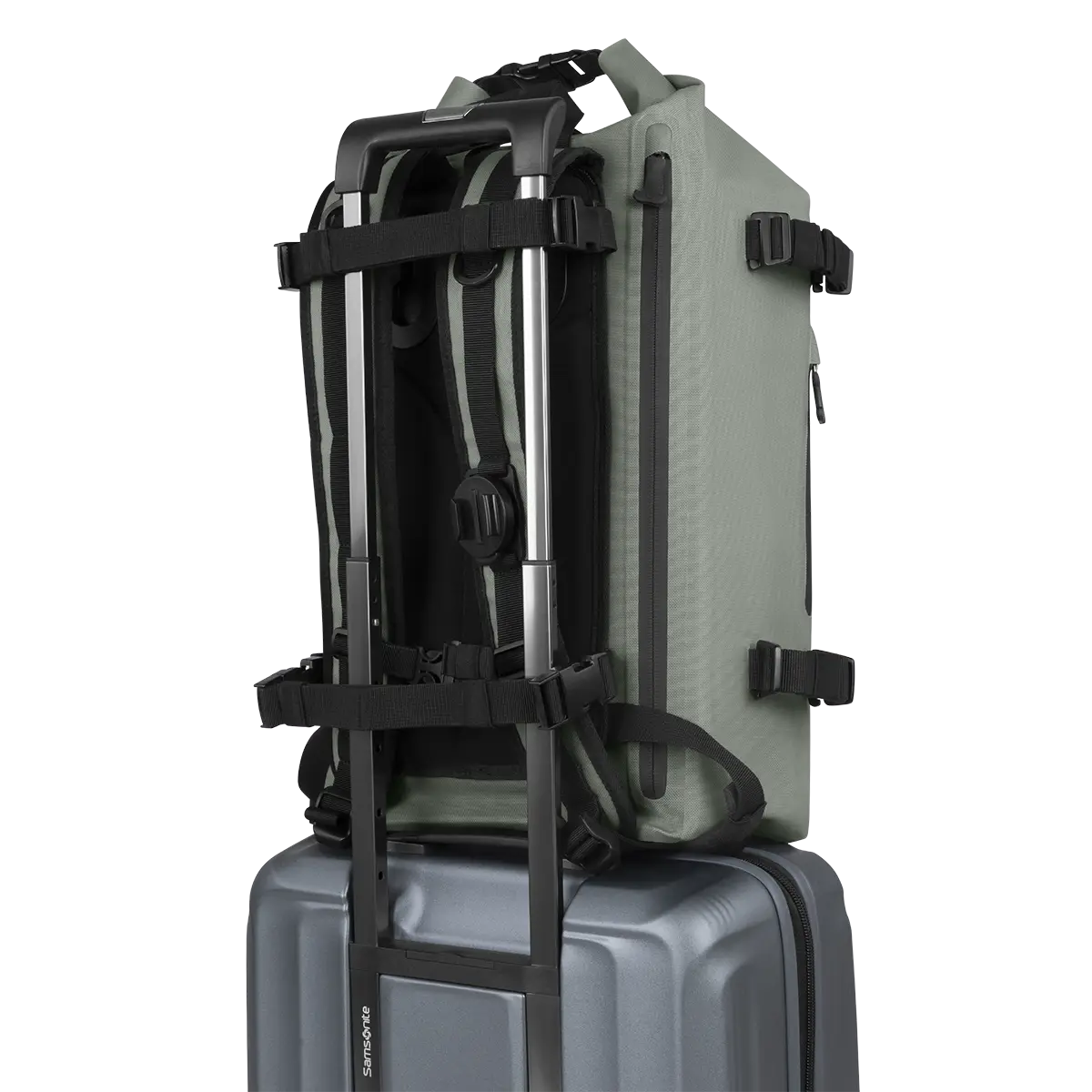 Correas de fijación y enganche en el exterior