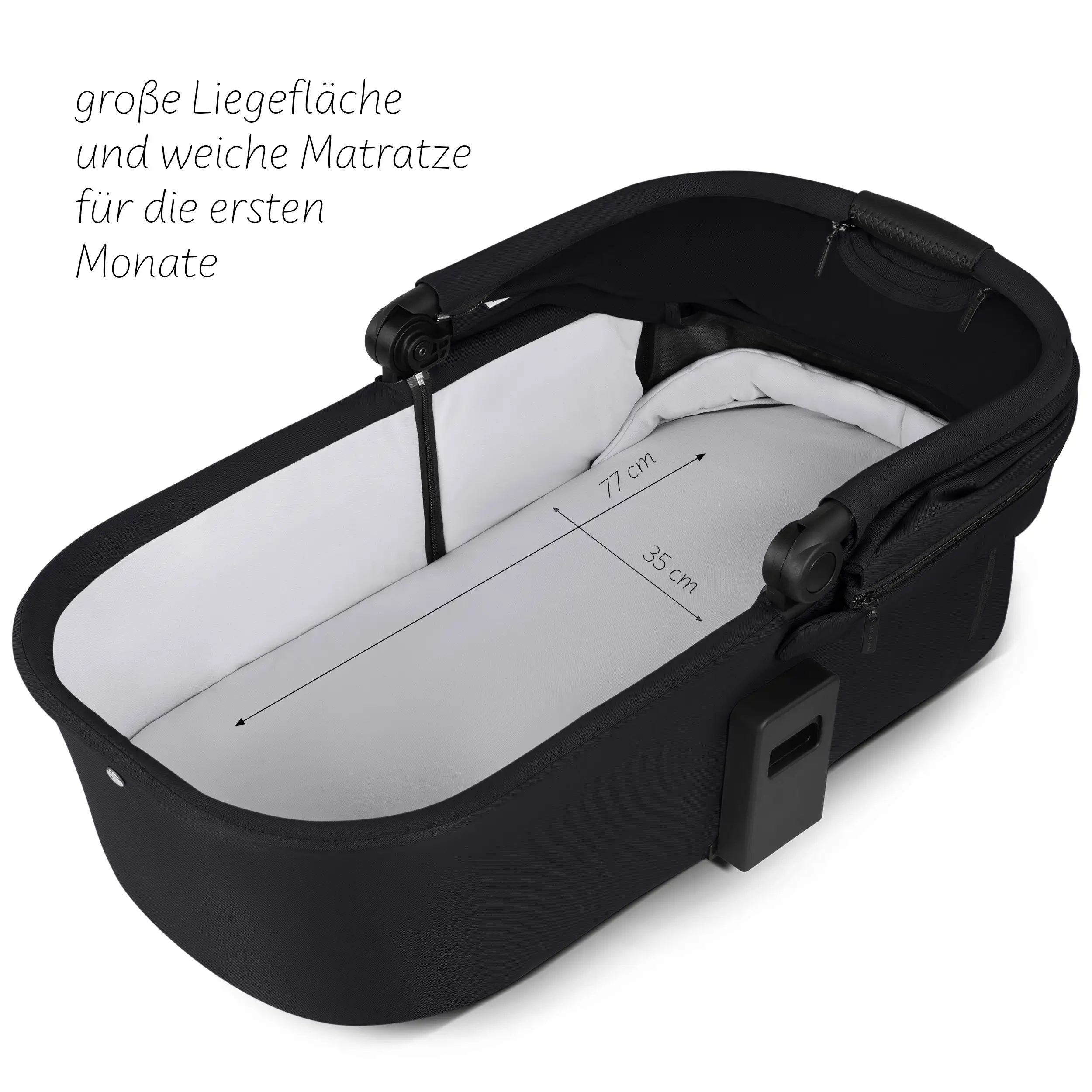 Set de cochecito 3en1 Salsa Core con silla de auto Calla reclinable - Ink