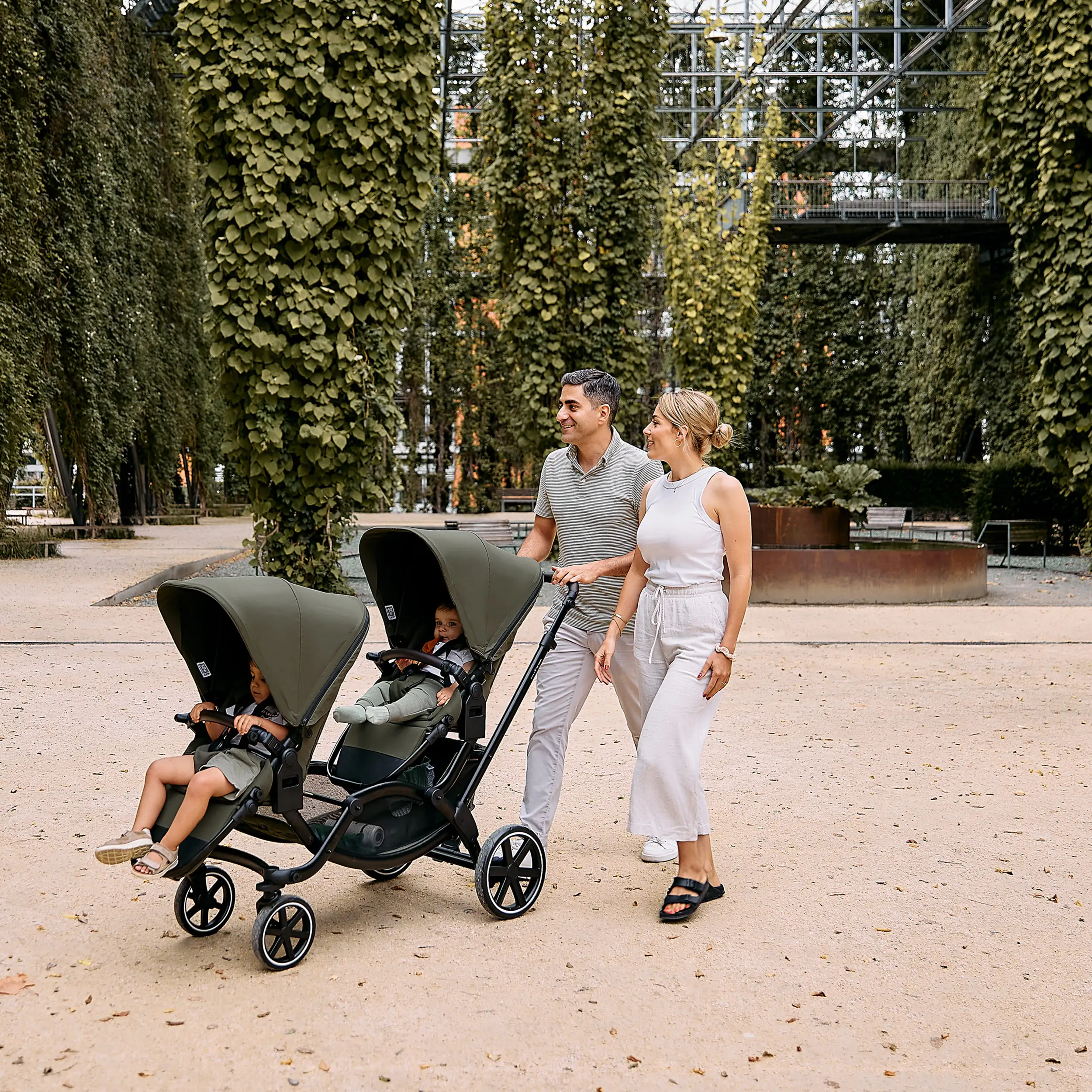 Coche gemelar Zoom 2 - Avocado