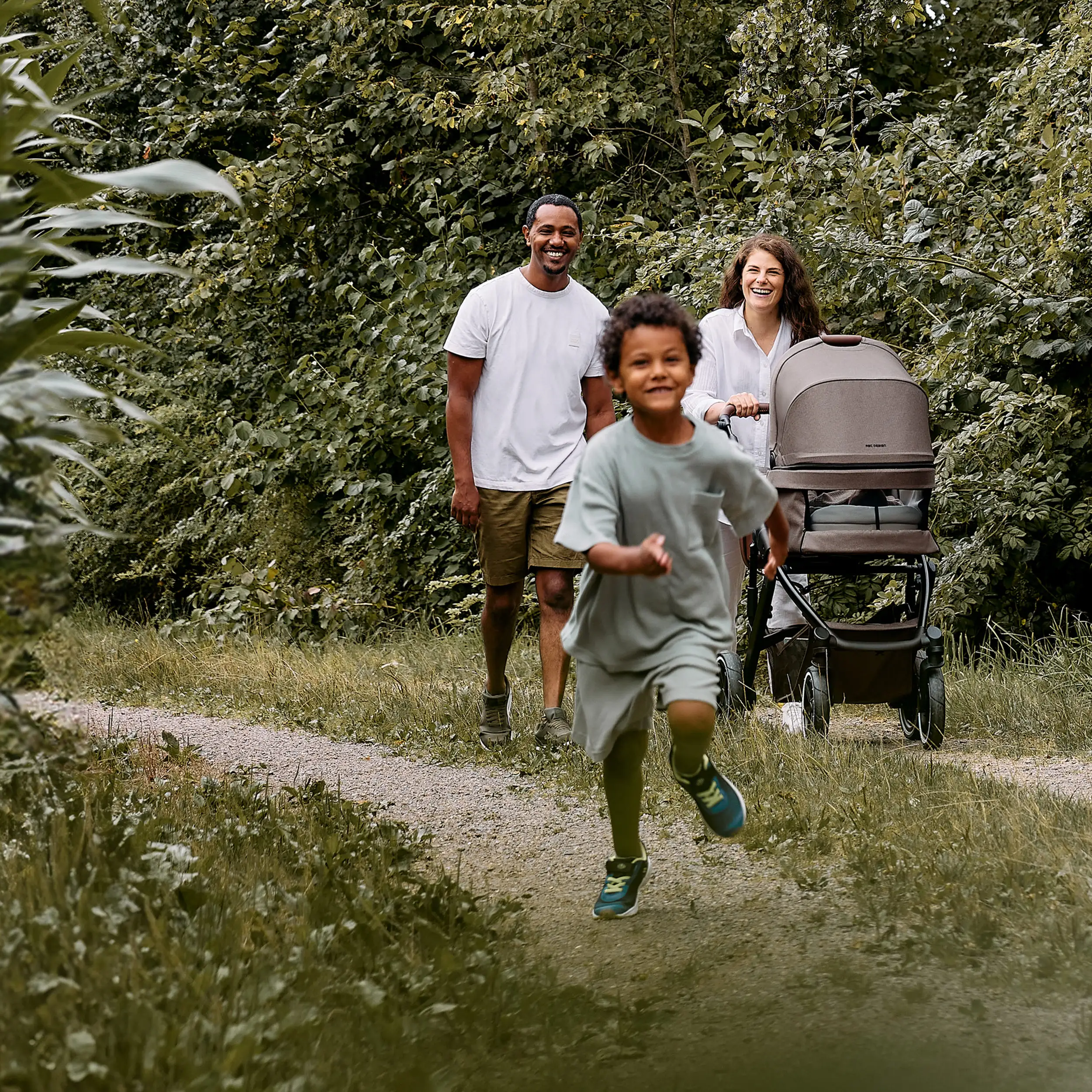 Duo con silla de paseo Salsa 5 Air, con bolso maternal Urban, mosquitera y capota para la lluvia - Nature