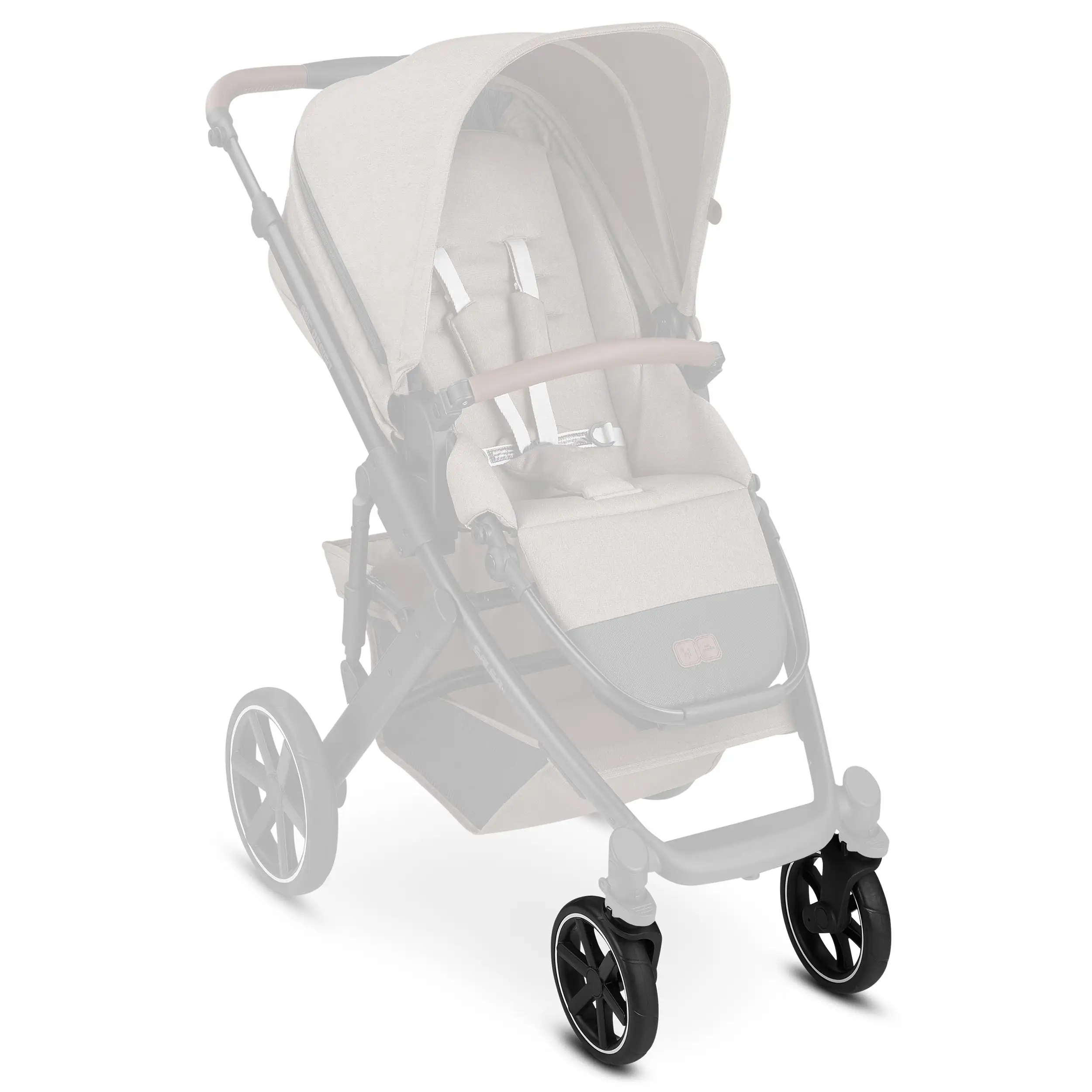 Juego de ruedas delanteras (2 piezas) para Salsa 4 / Zoom / Zoom 2 - EVA Black / White Wall