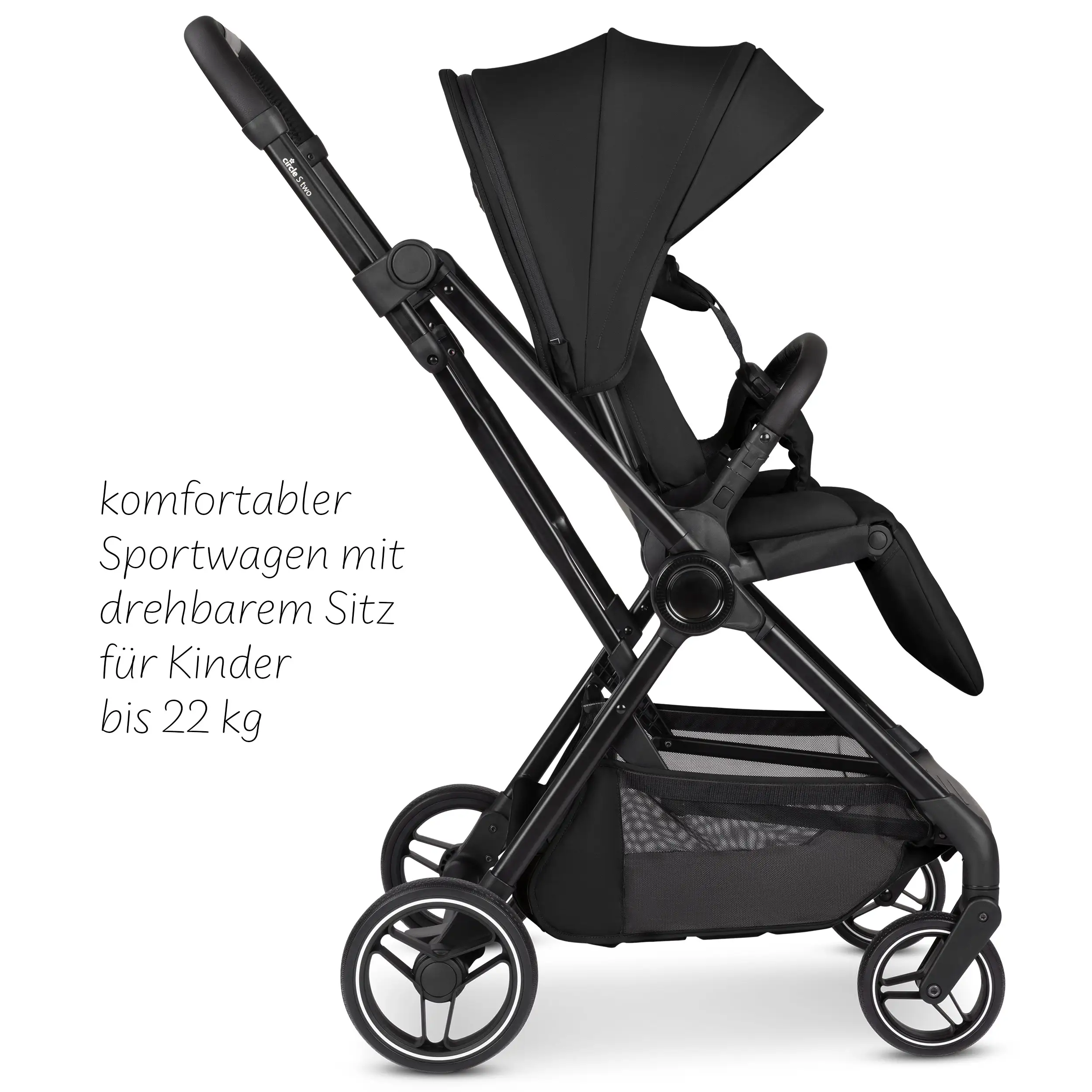 Silla de paseo S Two - Black