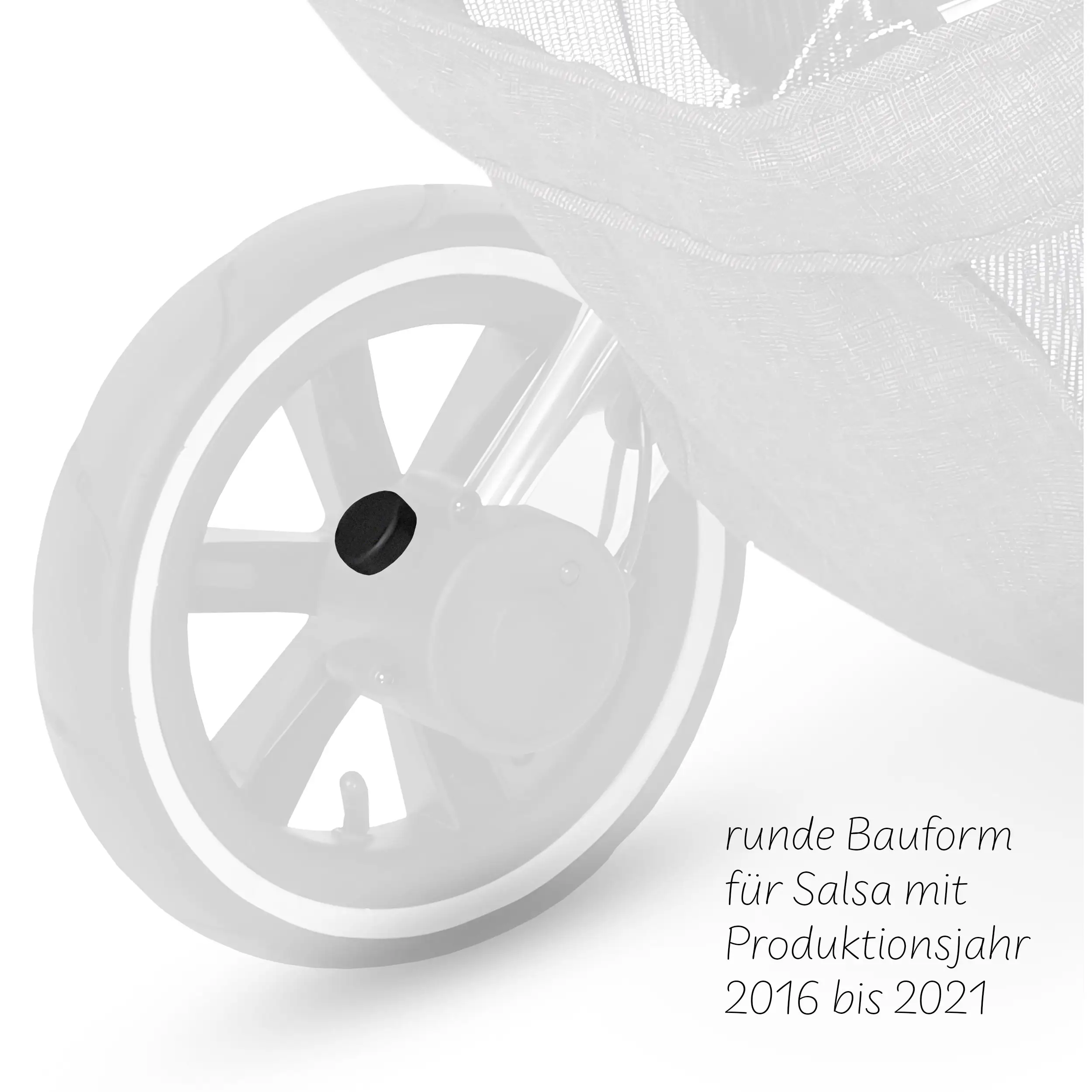 Bloqueo rueda trasera para Salsa 4 / Salsa 4 Air - Negro