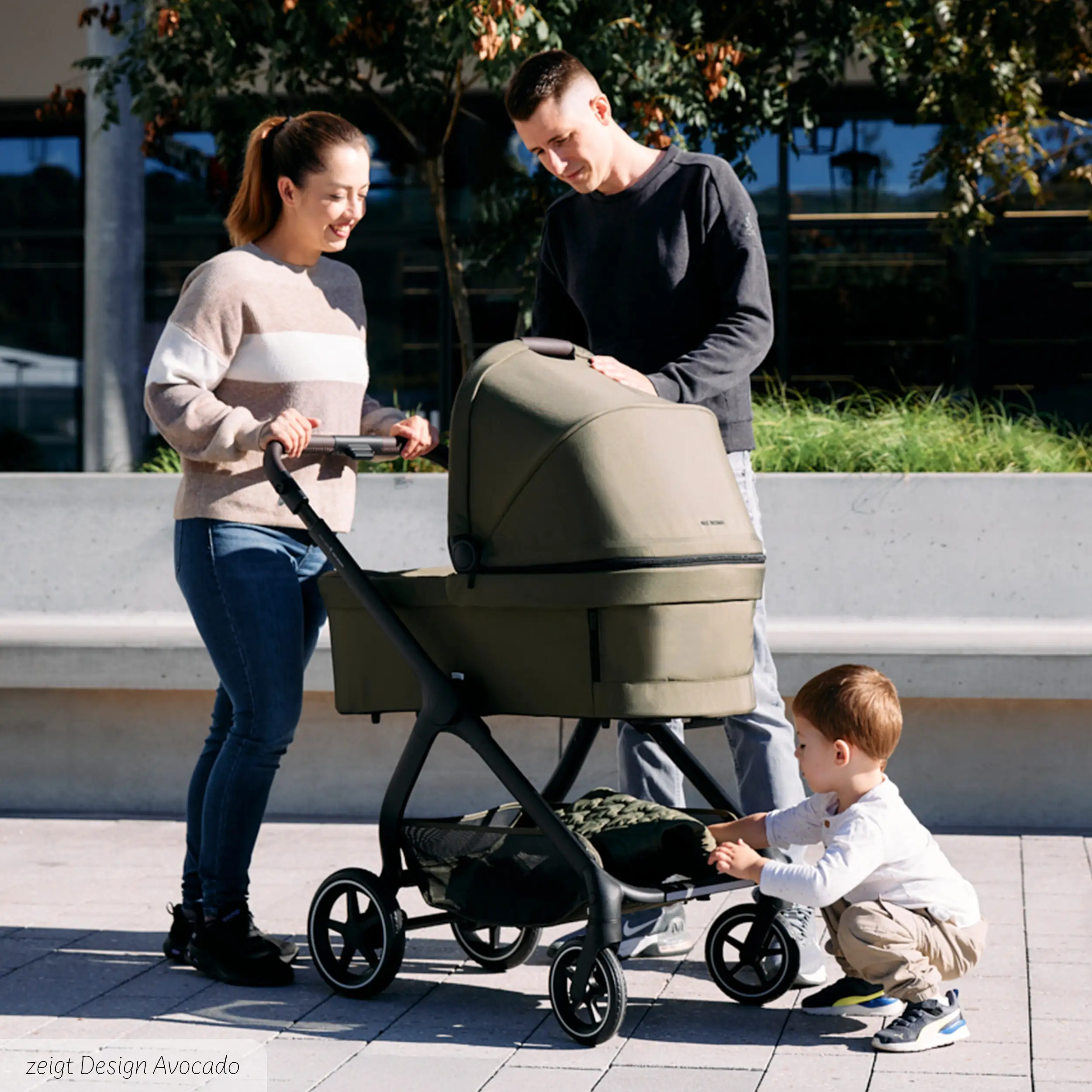 Set de cochecito 3en1 City Life con silla de auto Maxi-Cosi Pebble 360 Pro 2 - Nature